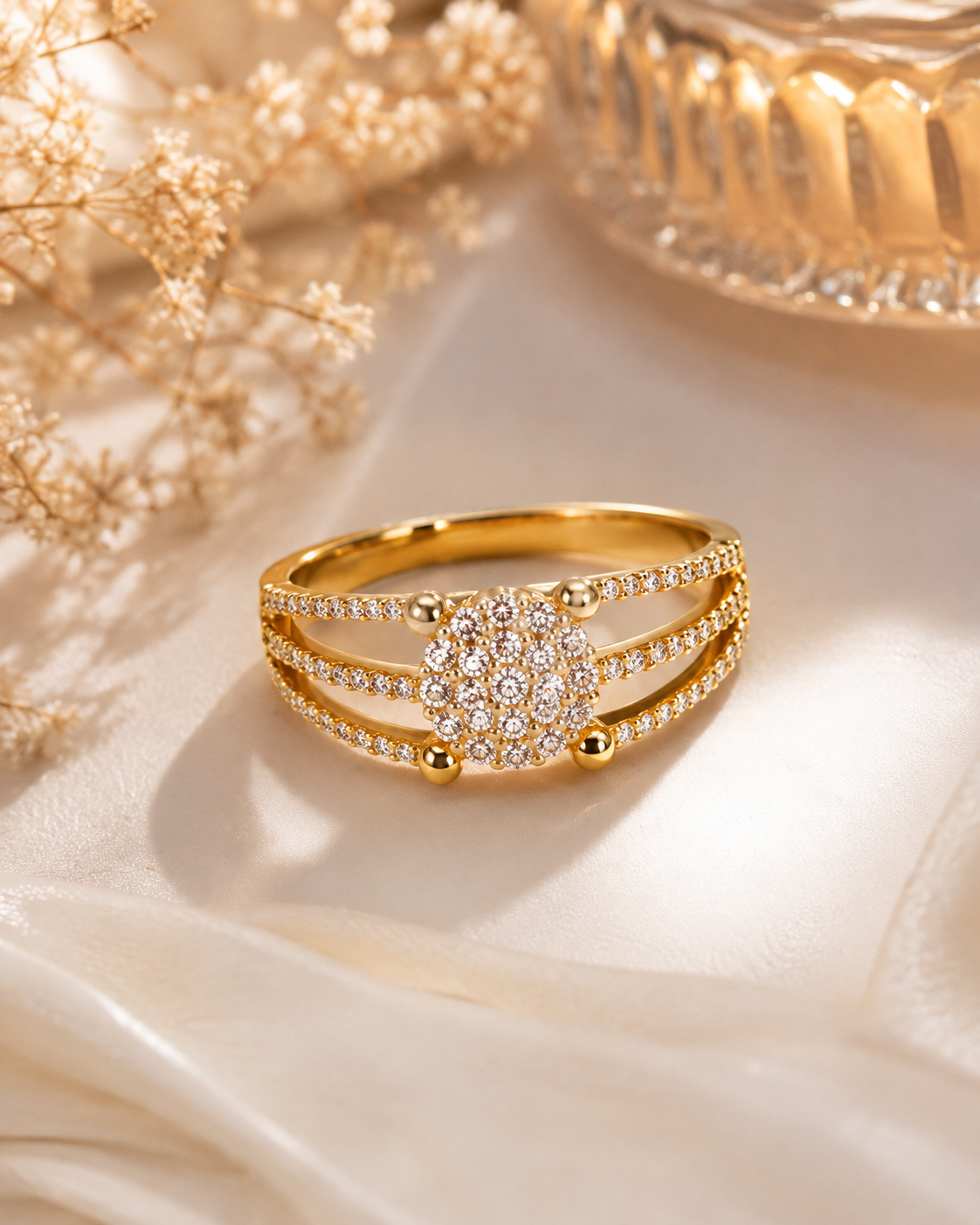 Primula Adjustable Ring