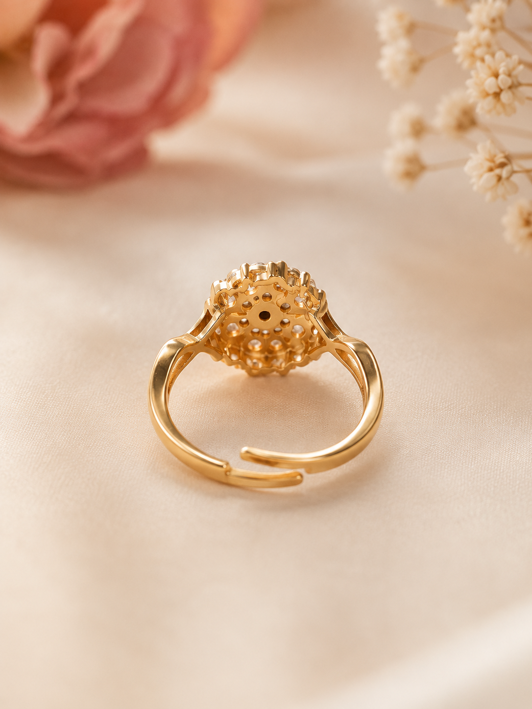 solitaire Adjustable Ring