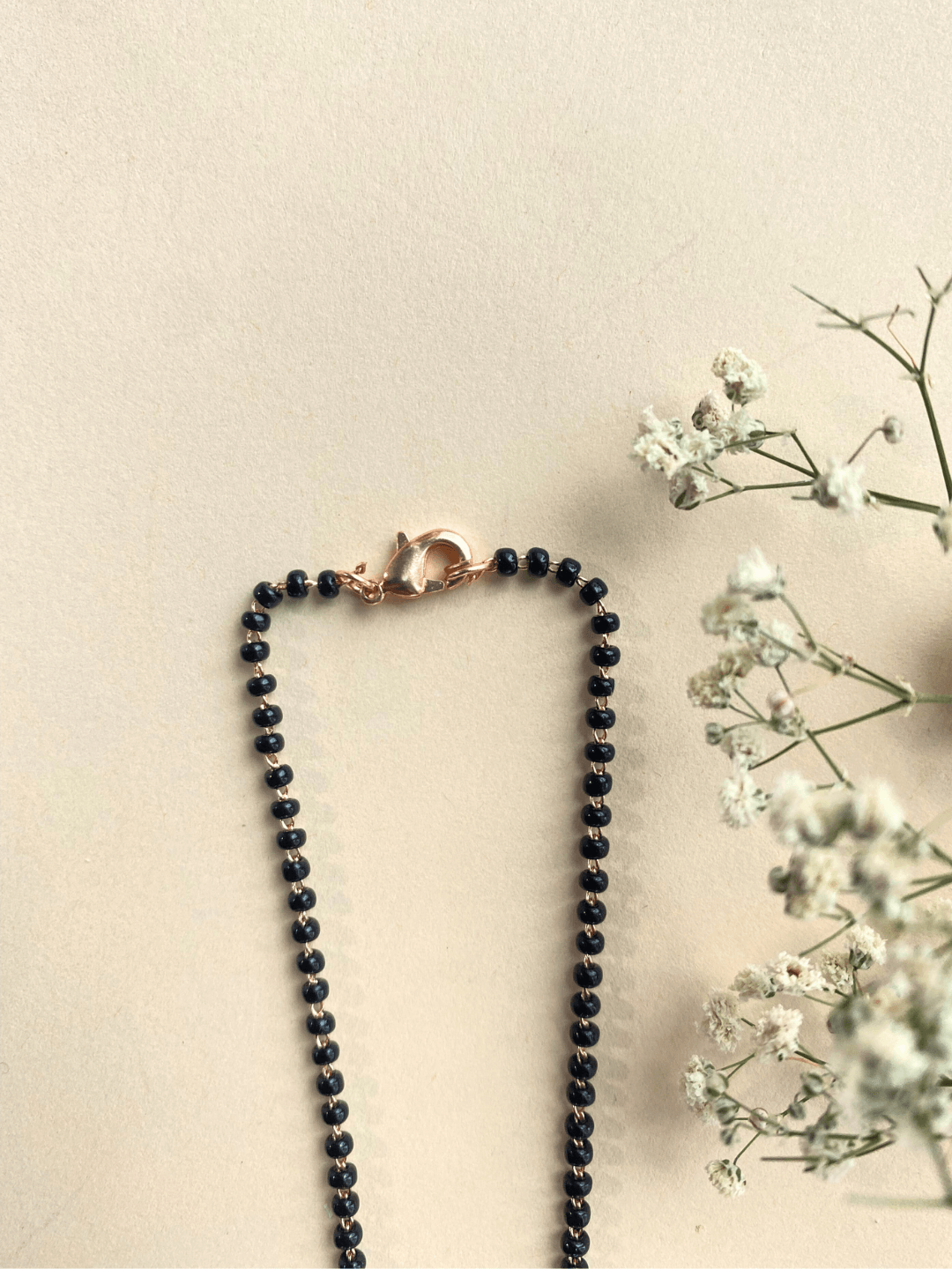 Aanya Mangalsutra Black Beads Chain