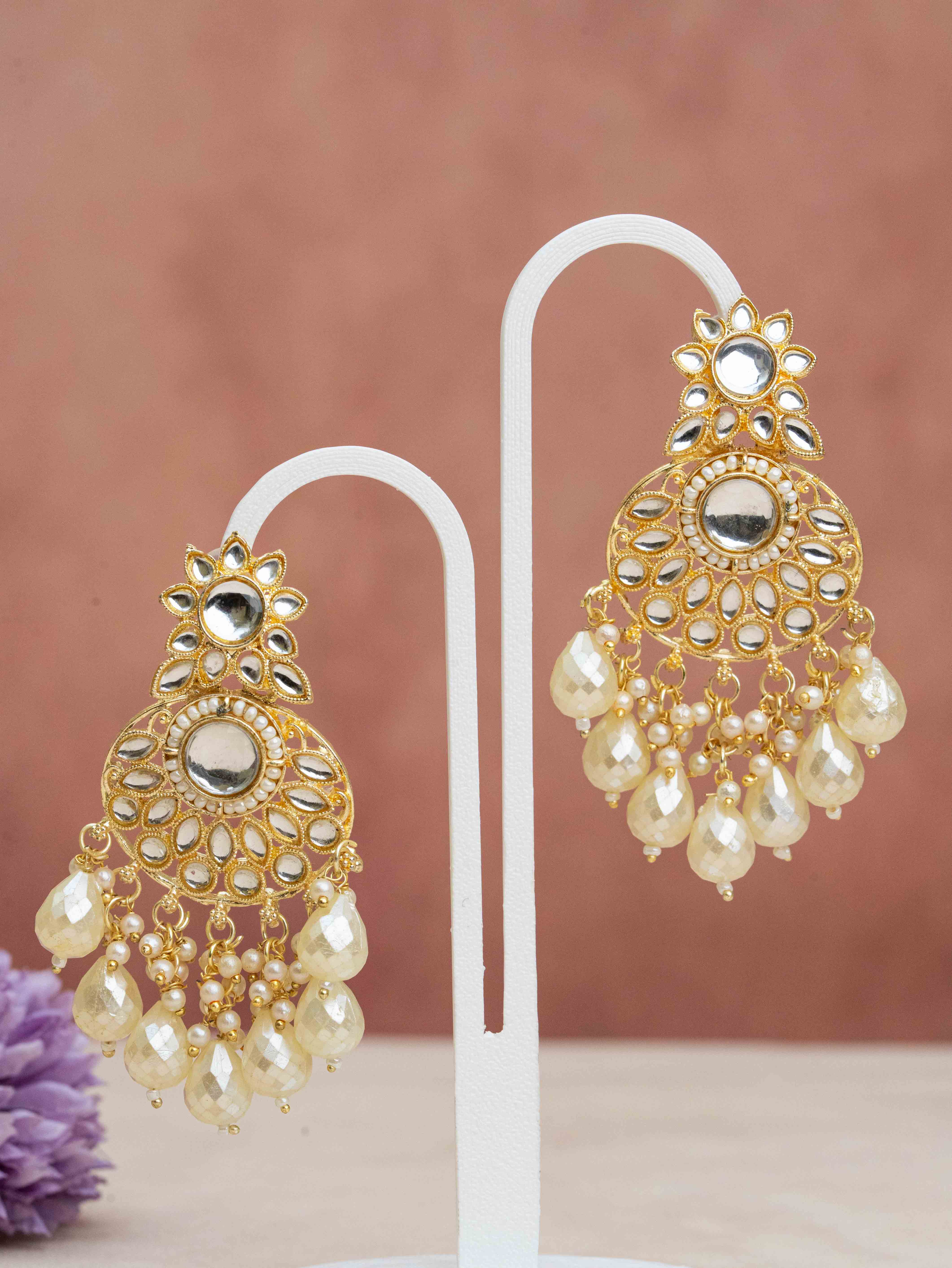 Ahilya Kundan Earrings