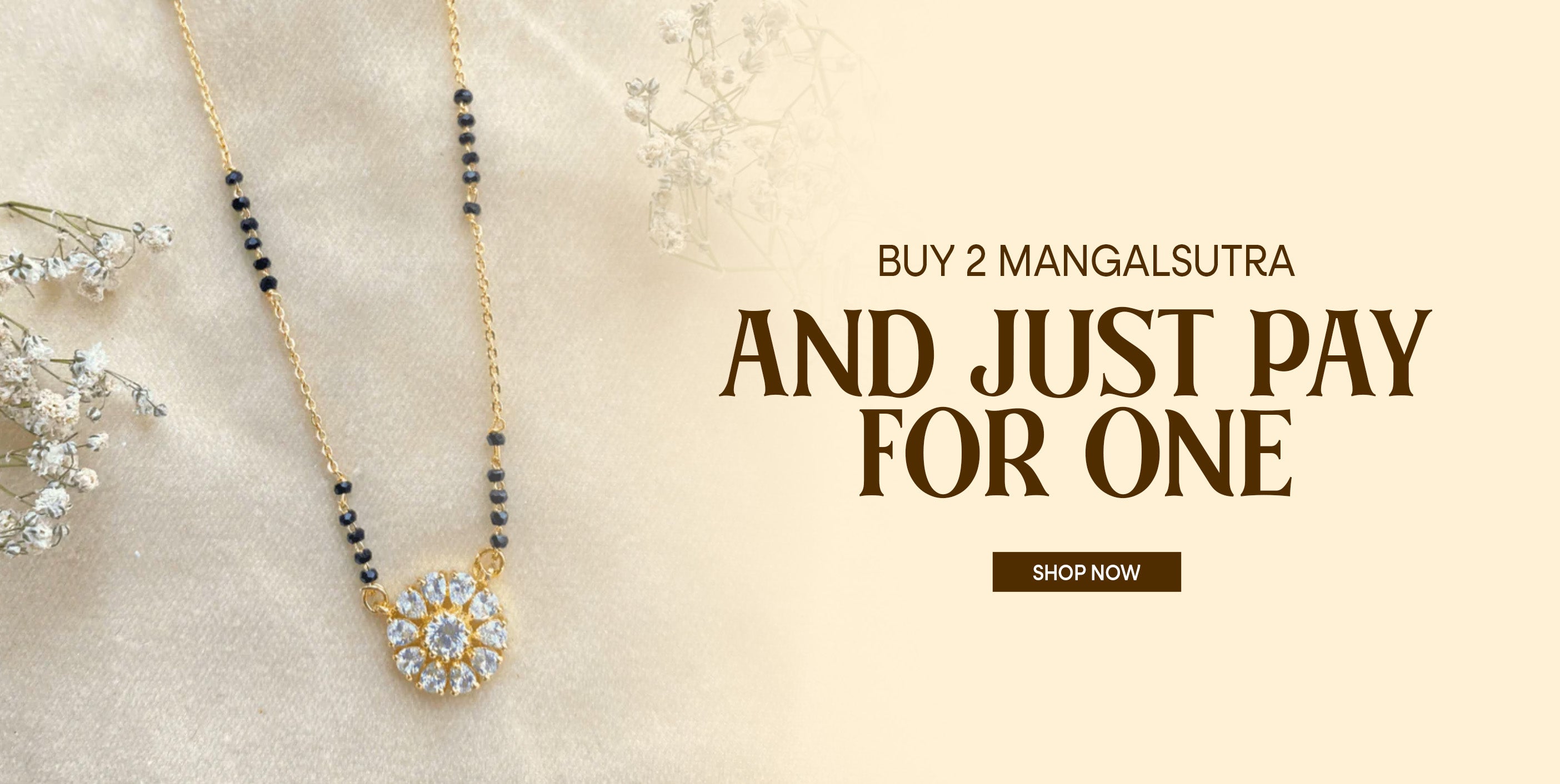 BUy 2 Mangalsutra And Just Pay For One Shop Now 