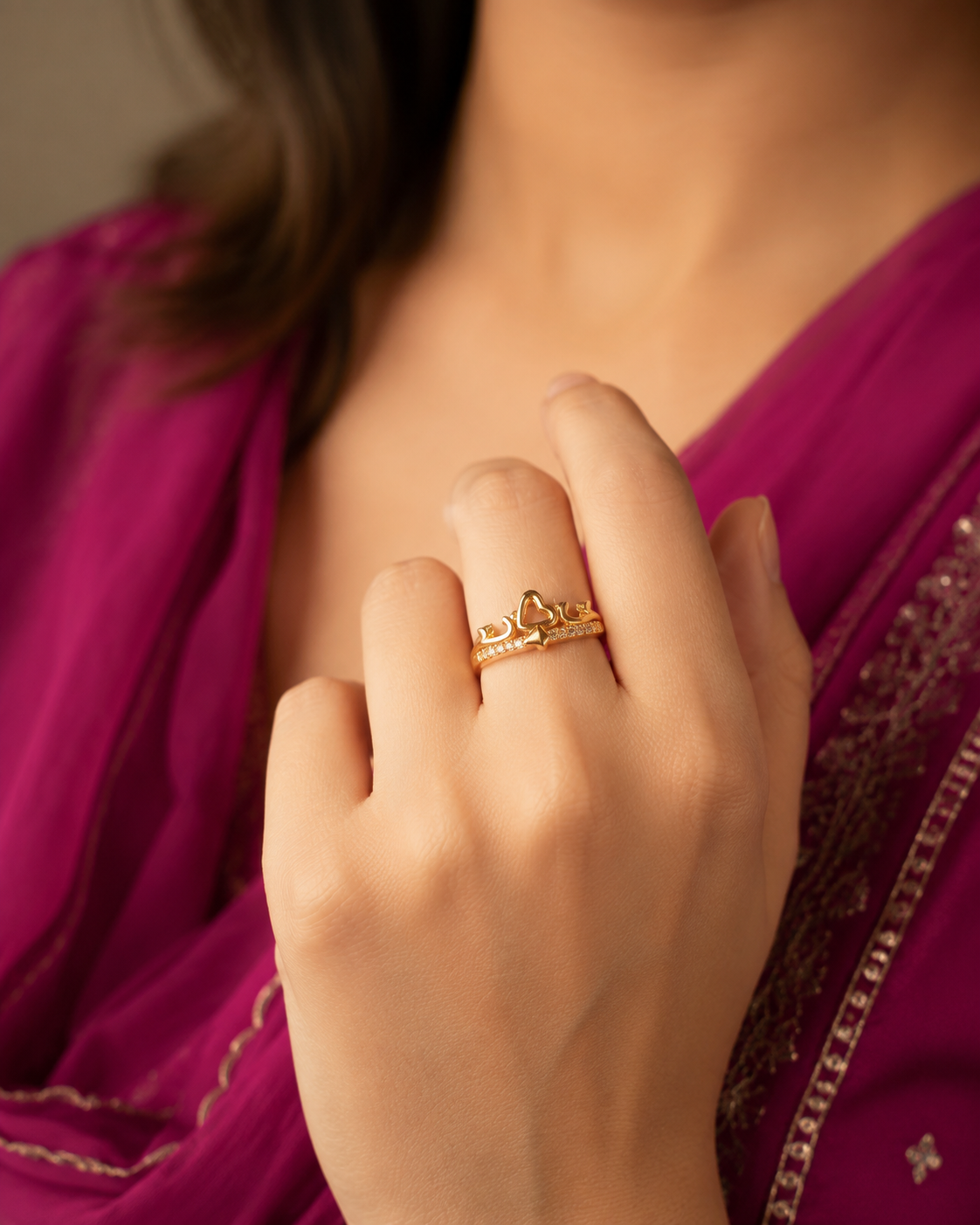 Crown Adjustable Ring