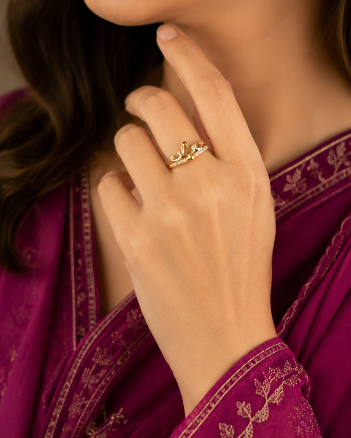 Crown Adjustable Ring