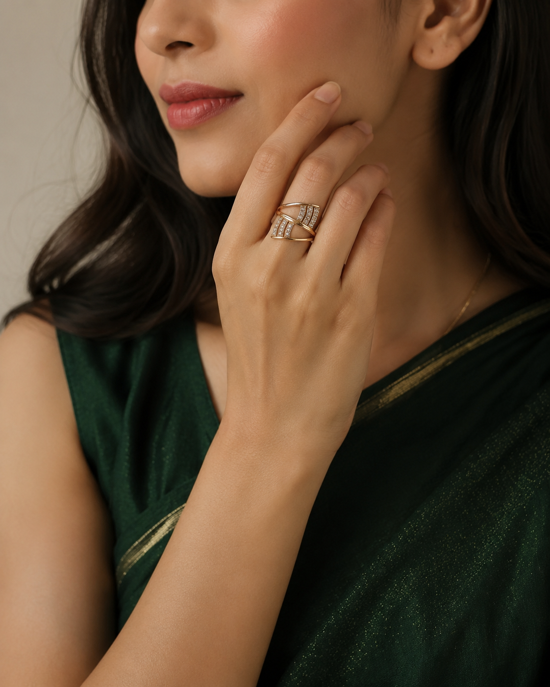 Vera Shine Adjustable Ring