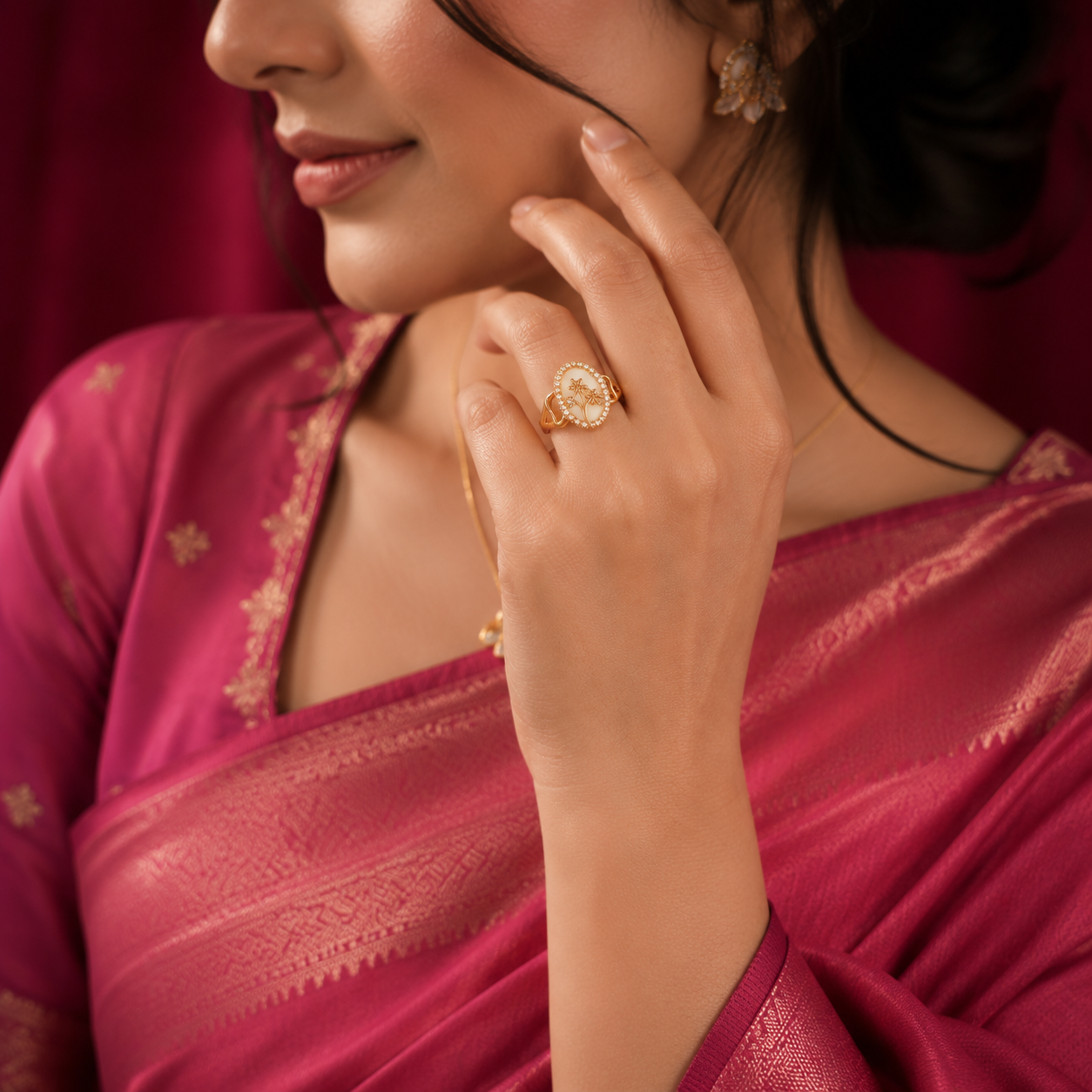 Cocktail Adjustable Ring