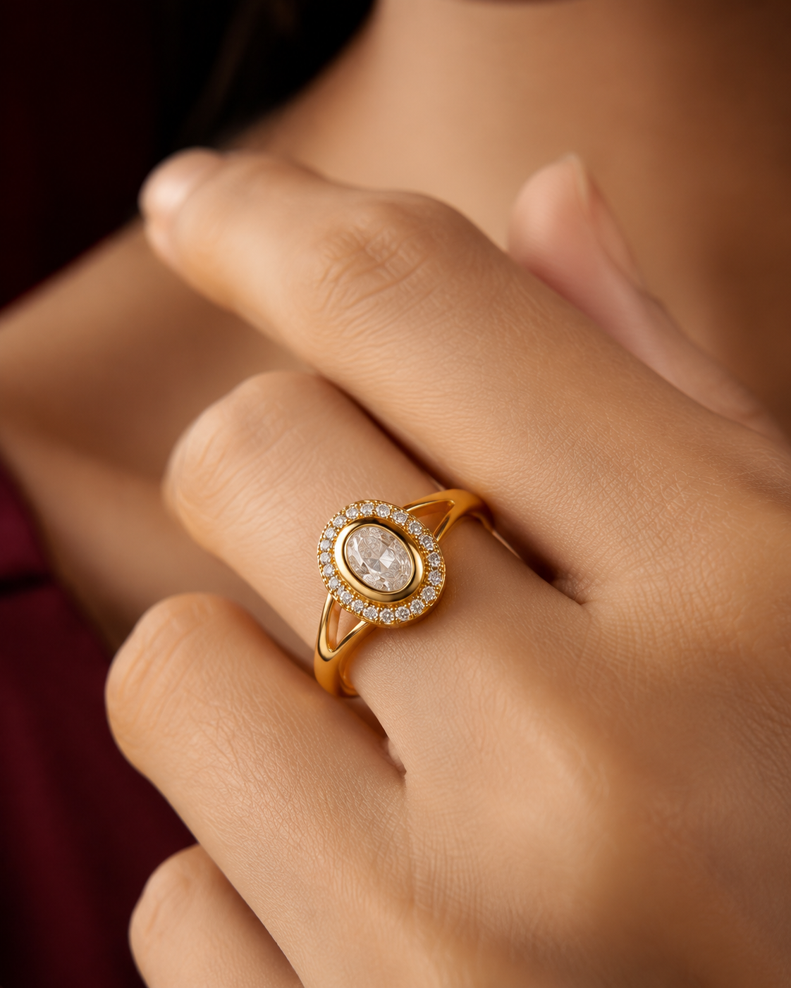 Opulent Twist Adjustable Ring