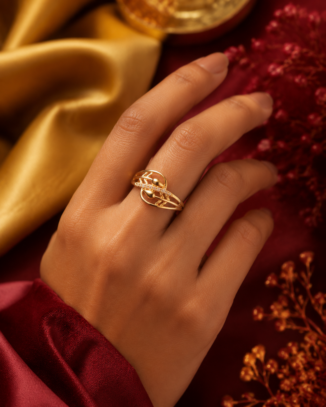Leaflet Adjustable Ring
