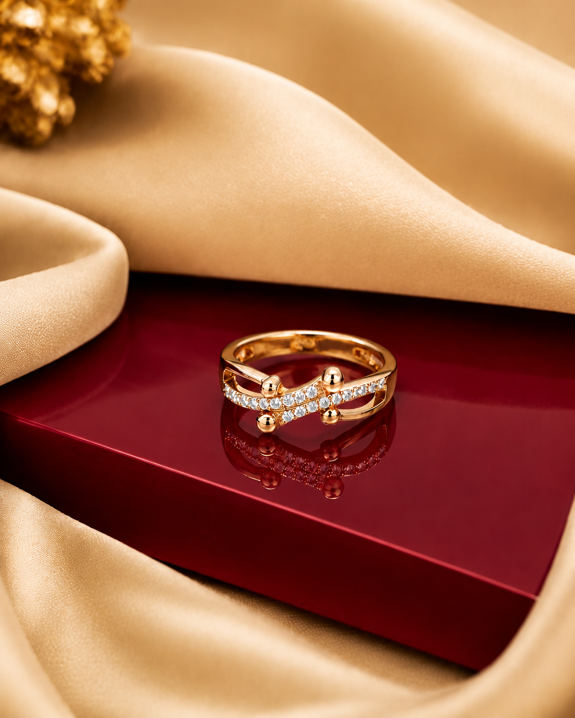 Dahlia Adjustable Ring