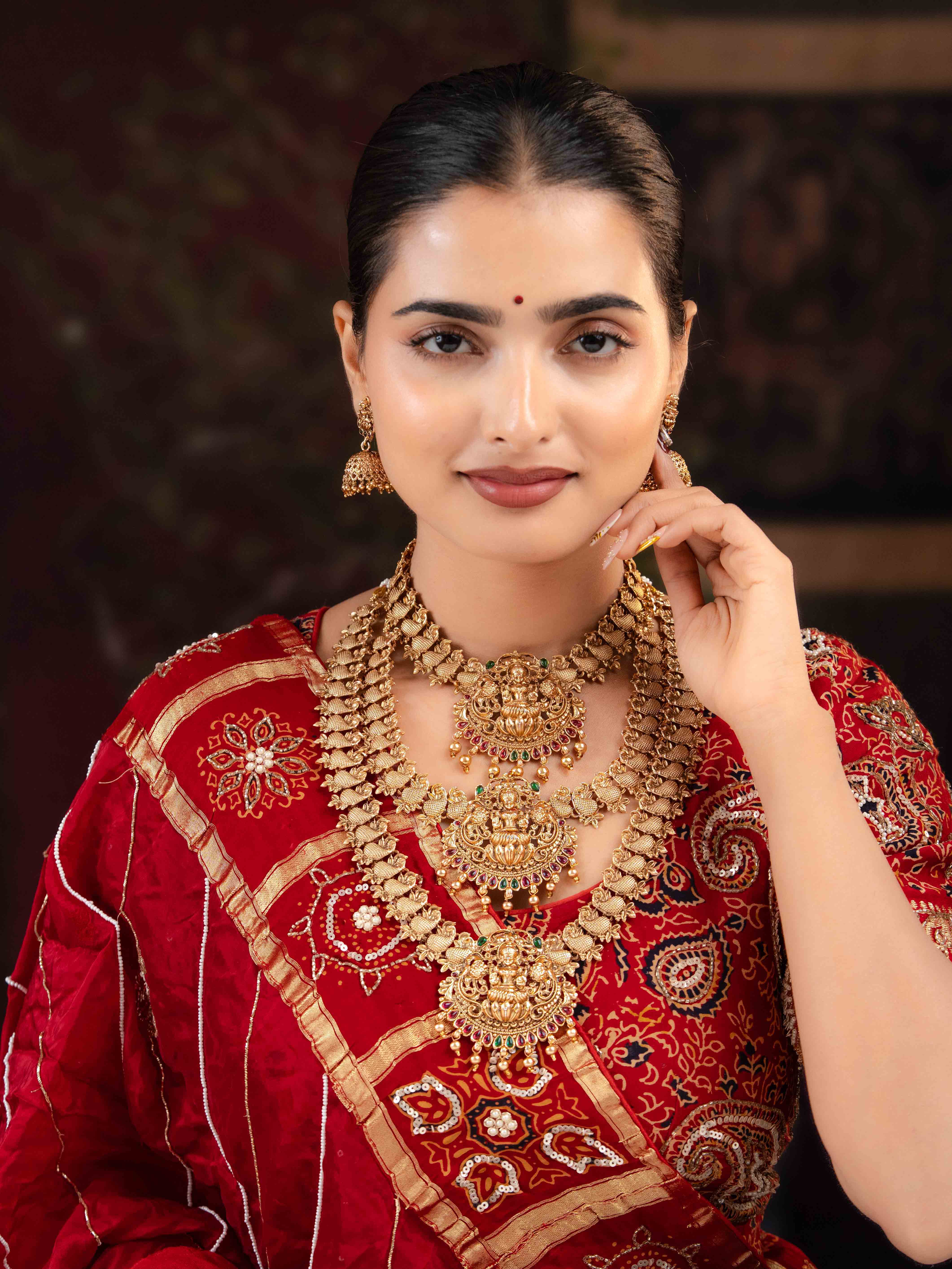 Trimurti Necklace Set