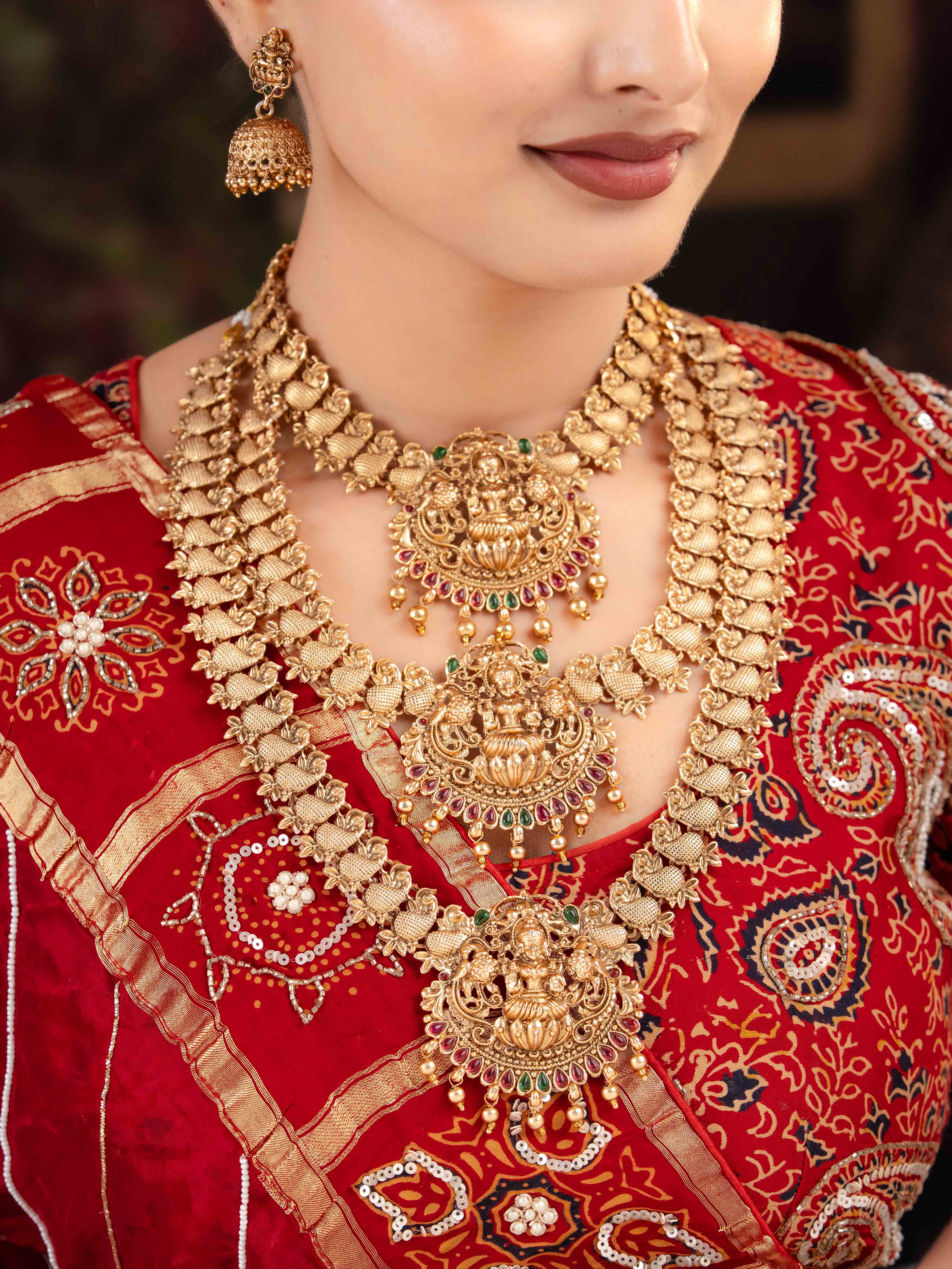 Trimurti Necklace Set