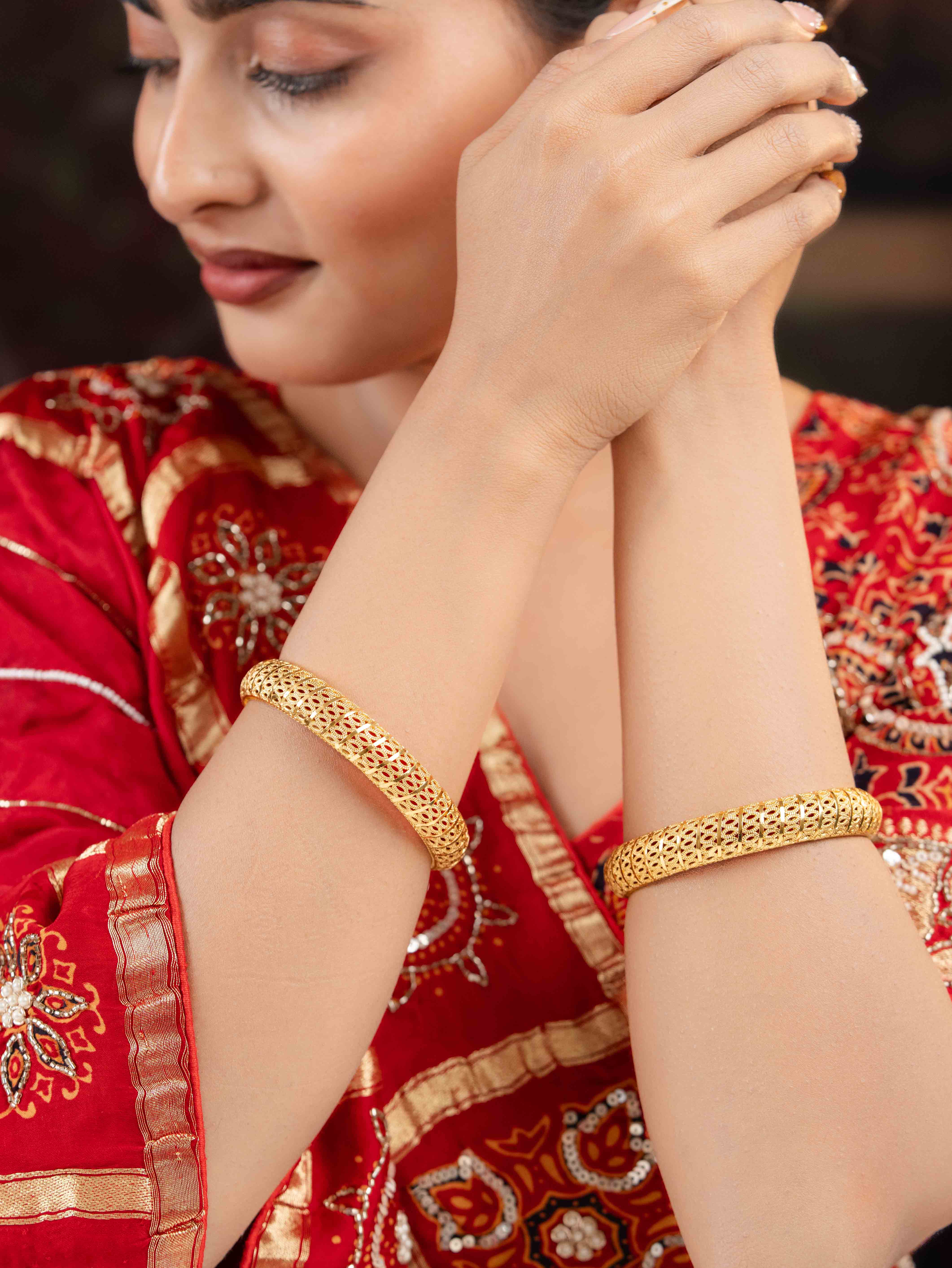 Rani Red bala Bangle (Set of 2 )
