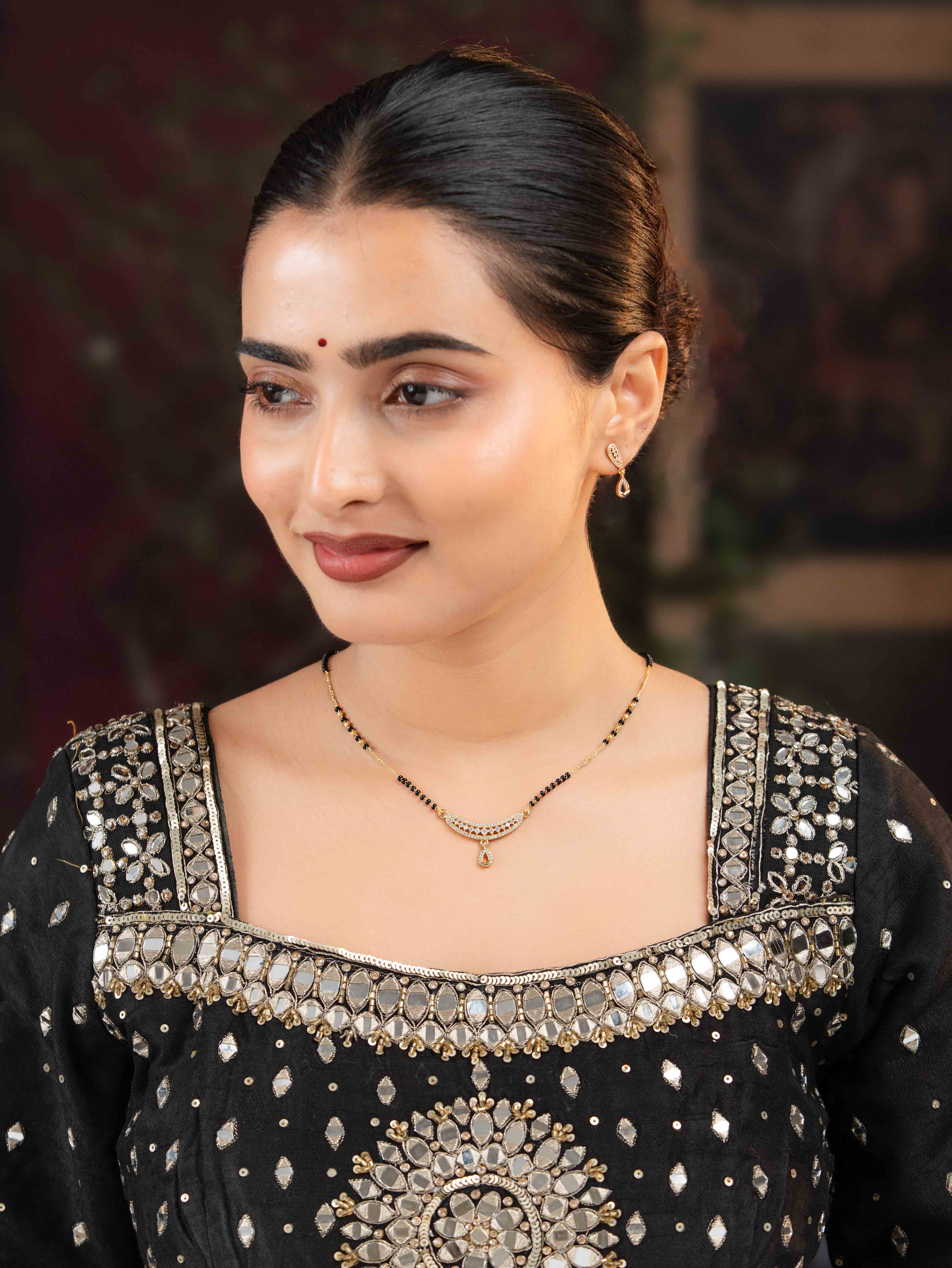 Kimaya Mangalsutra with Earrings