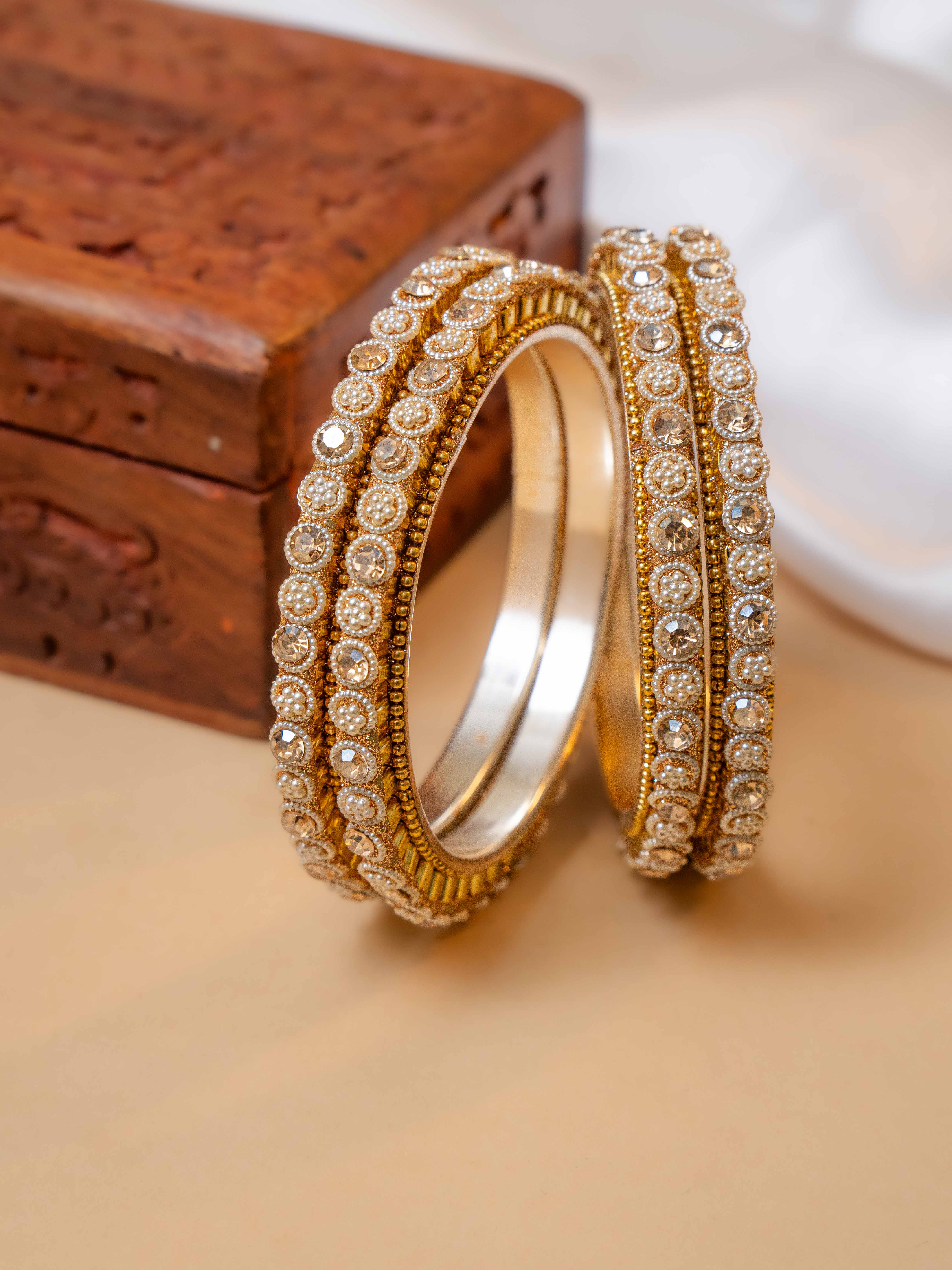 Mrinalini Festive Bangles ( Set Of 4 )