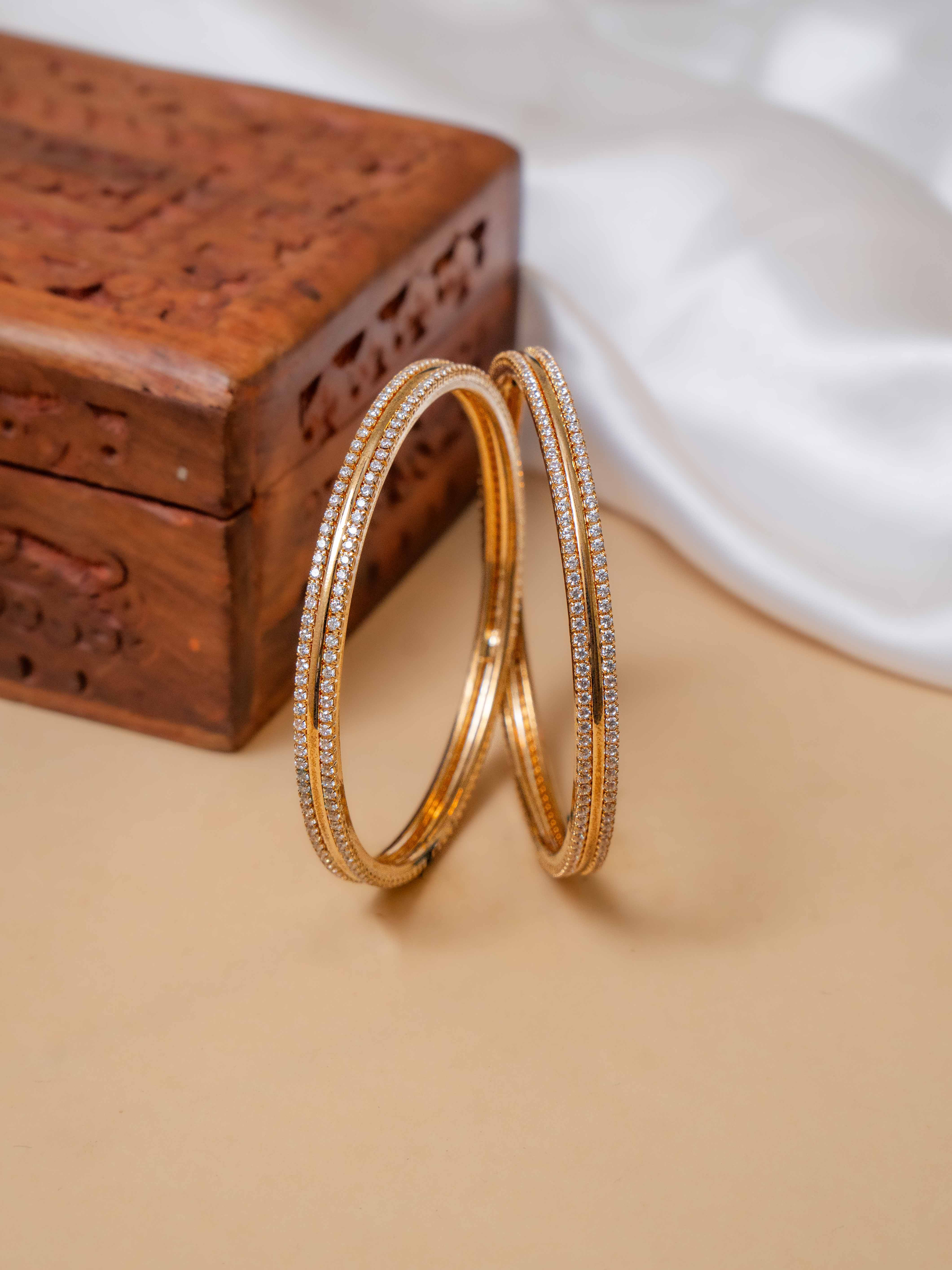 Luxira Diamond Bangle ( Set of 2 )