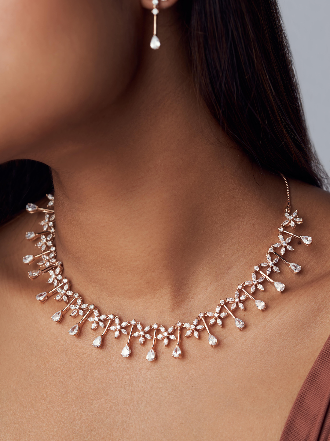 Dazzling Droplets Necklace - Zeraki Jewels 