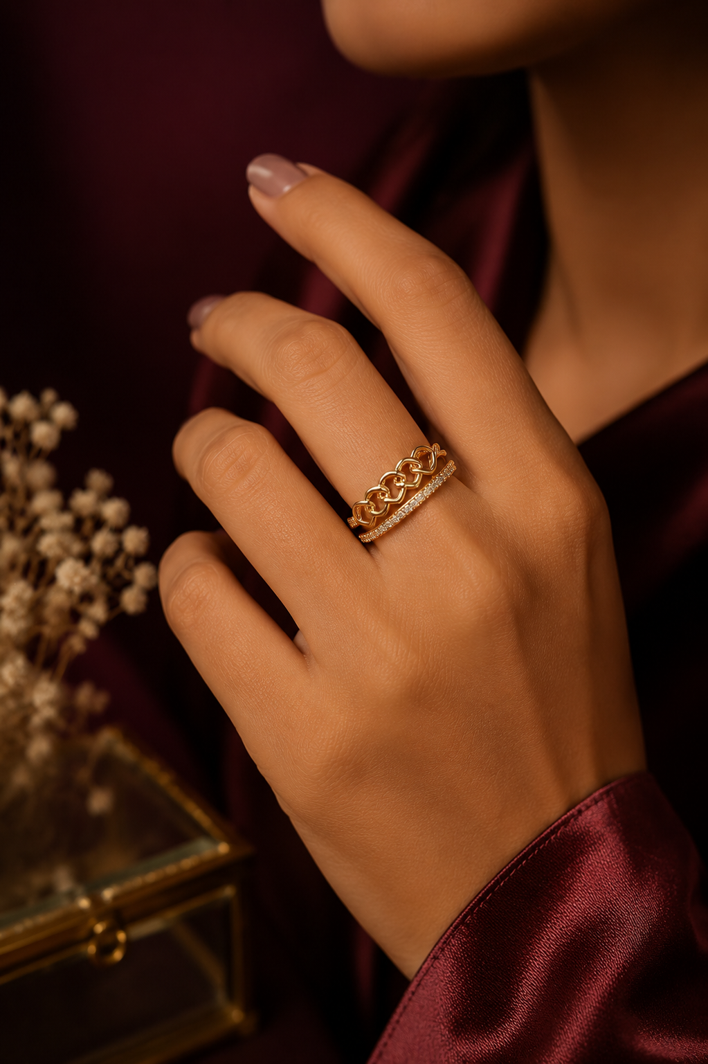 Veer Adjustable Ring
