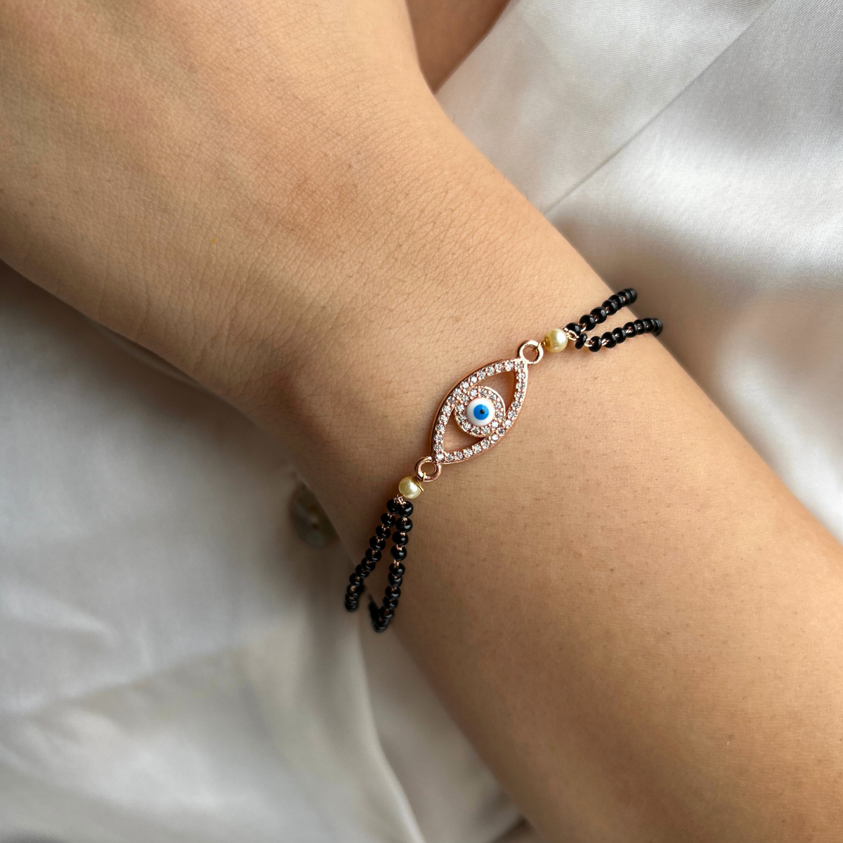 Mangalsutra bracelet evil eye deals