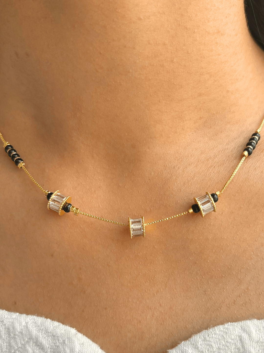 Gold Desinger Amrita Mangalsutra BUy Now 