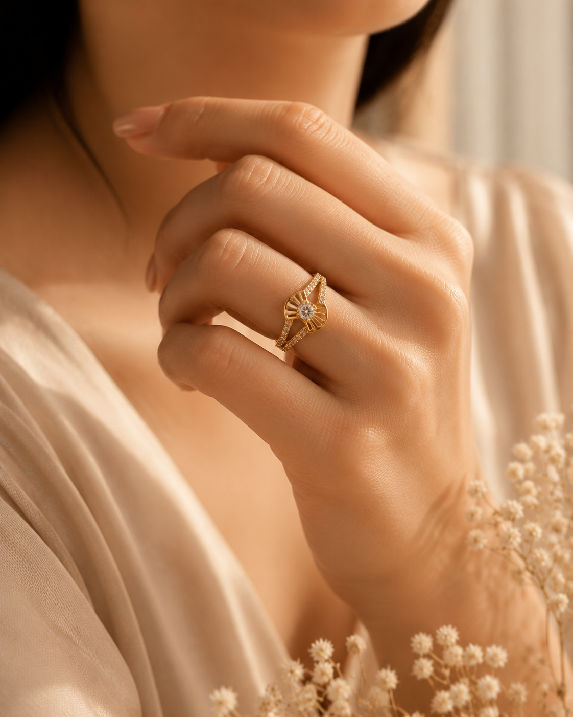 Bow Adjustable Ring