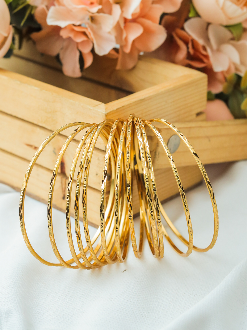 Mezza Bangle Megha Bangle ( Set of 2) - Zeraki Jewels