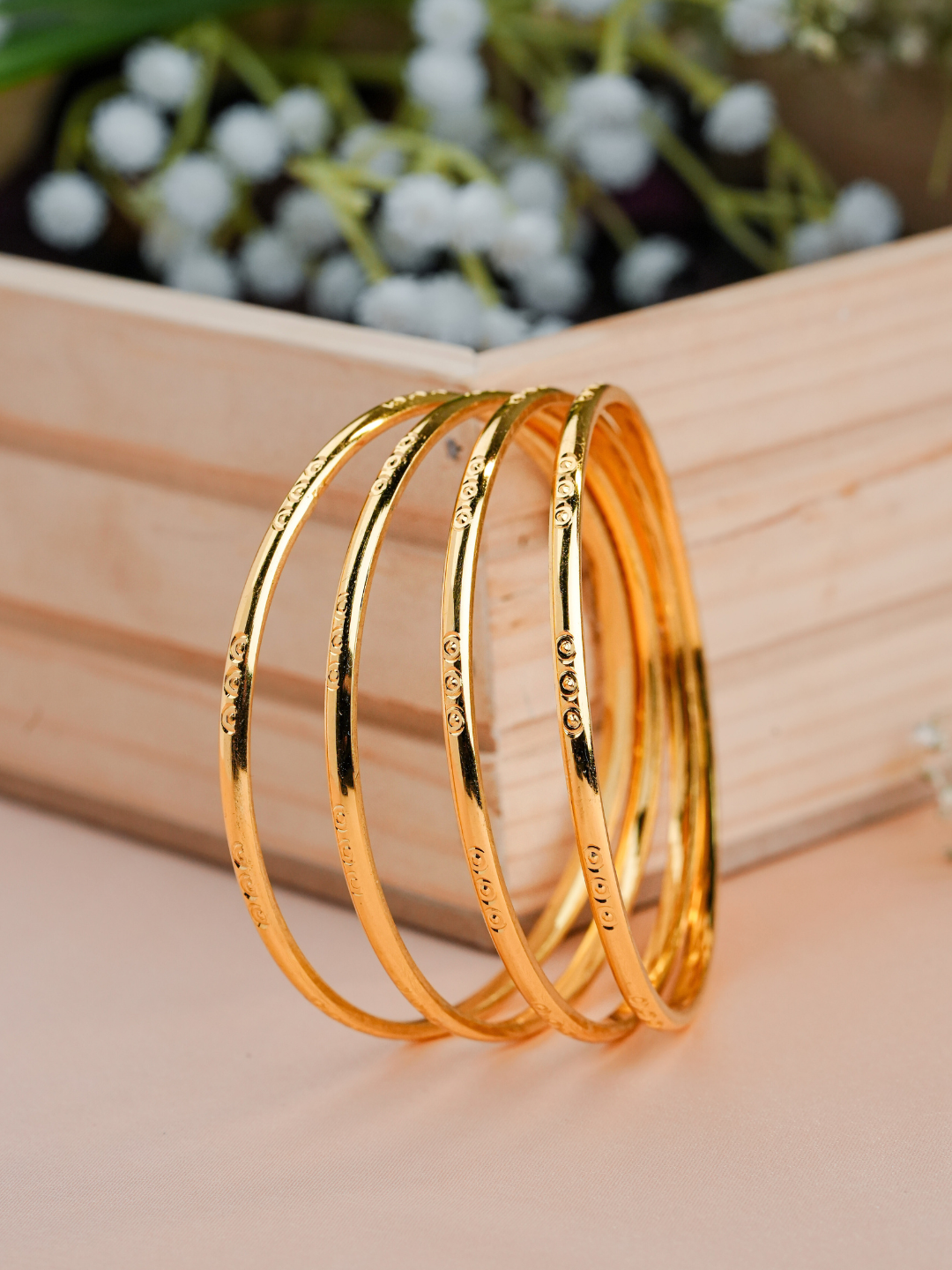 Saanvi Bangle. (Set of 4)