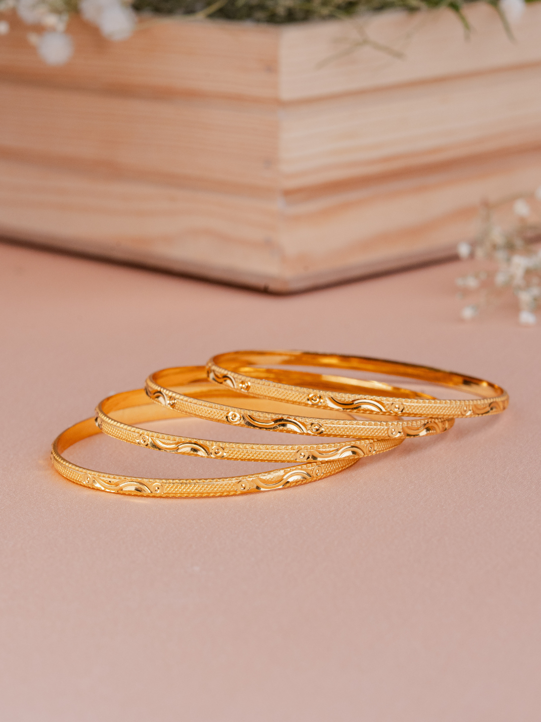Pooja Bangle.  ( Set of 4)