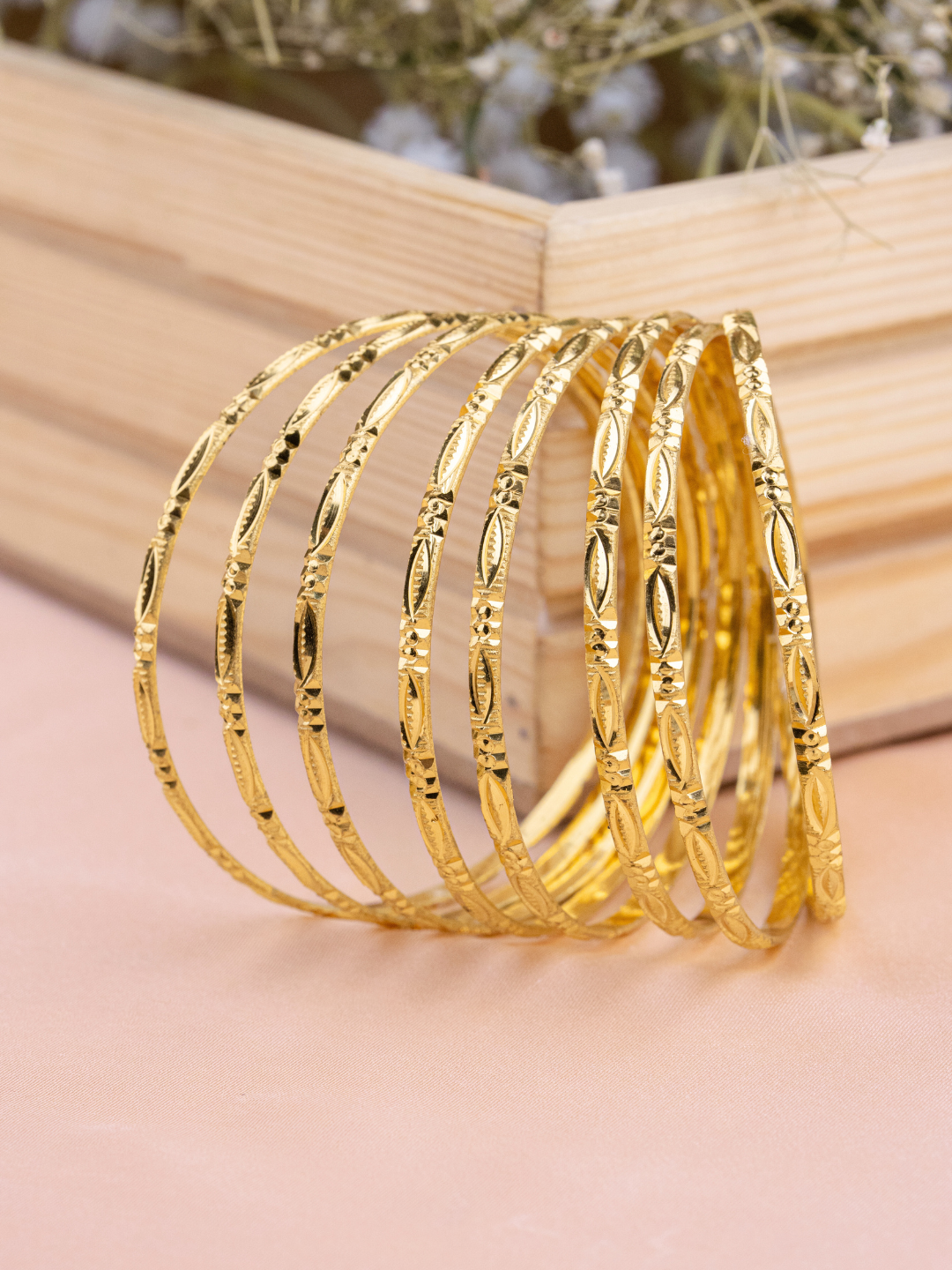Ishaani Bangle.  (Set of 4)