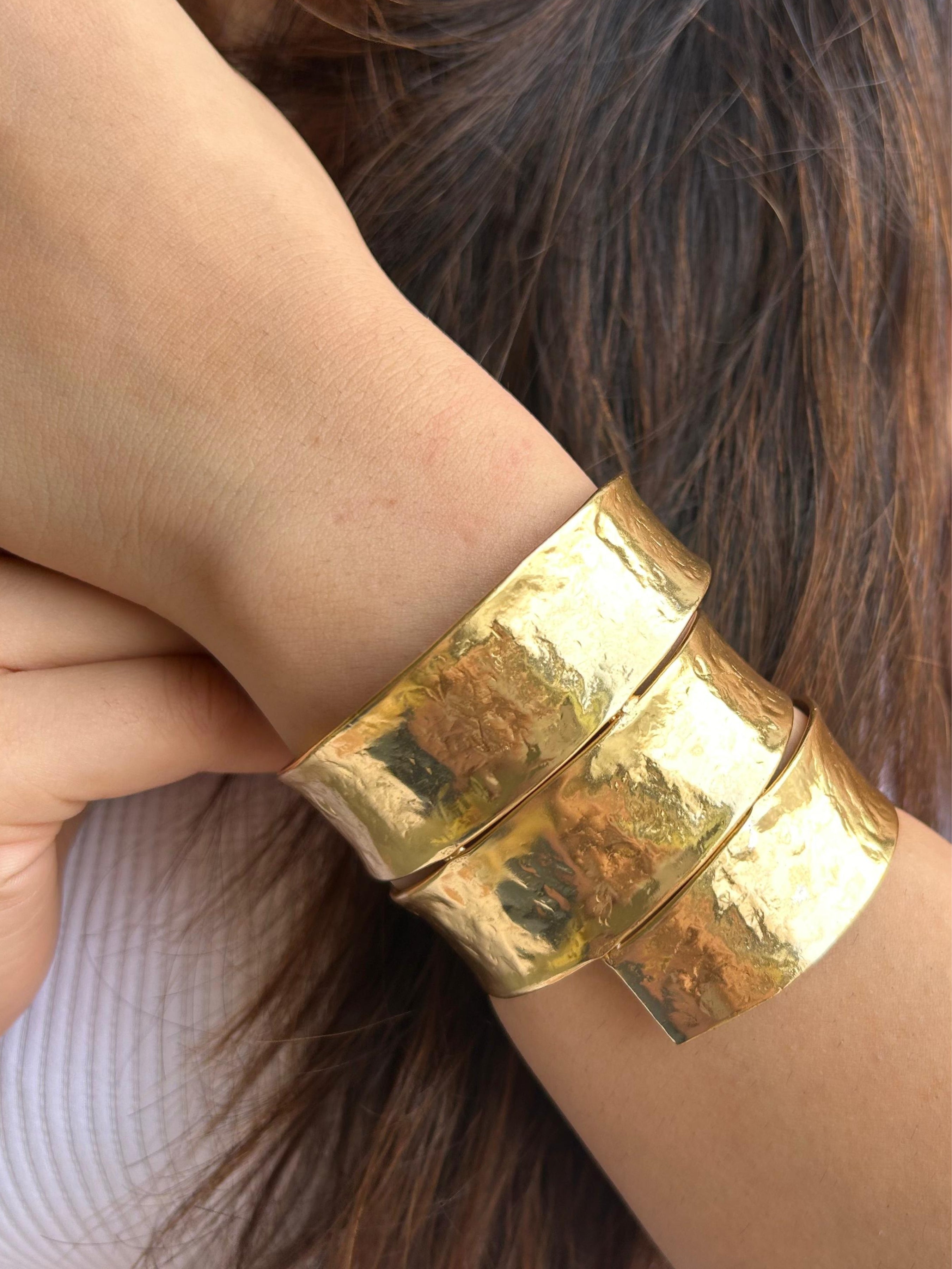 Sun-Kissed Bracelet.  (Gold Plated).