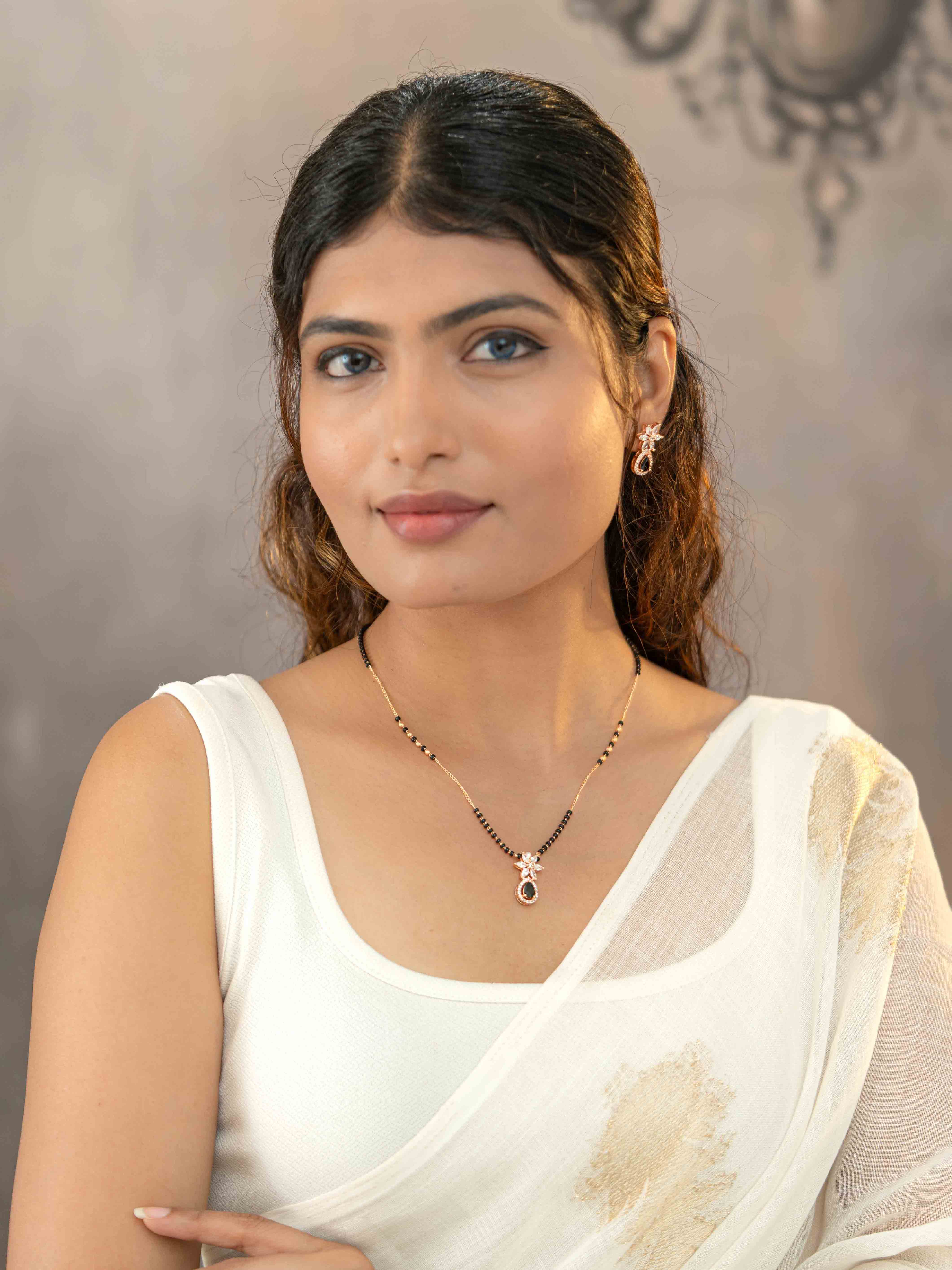 Ahana Black  Mangalsutra Set