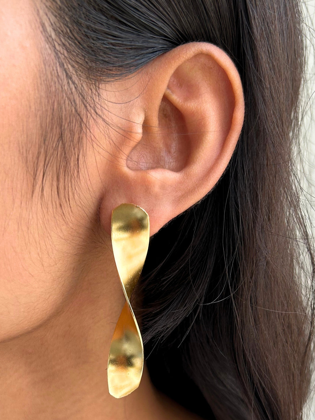 Groove Gold Plated Earrings