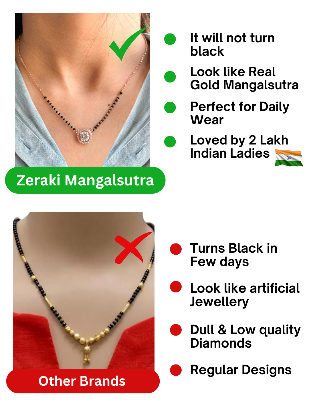Mangalsutra chain designs artificial deals
