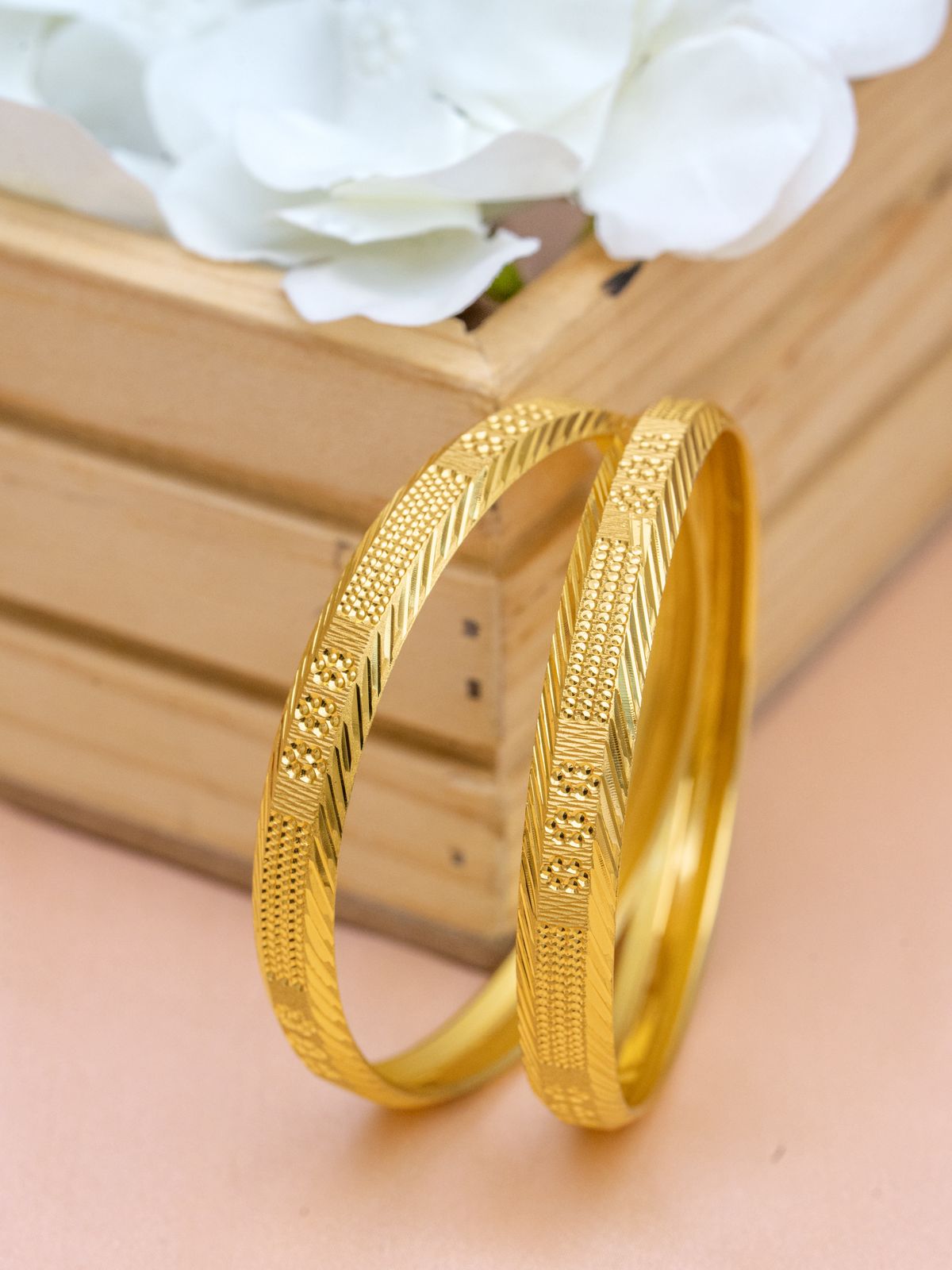 Juhi Bangle.   ( Set of 2 )