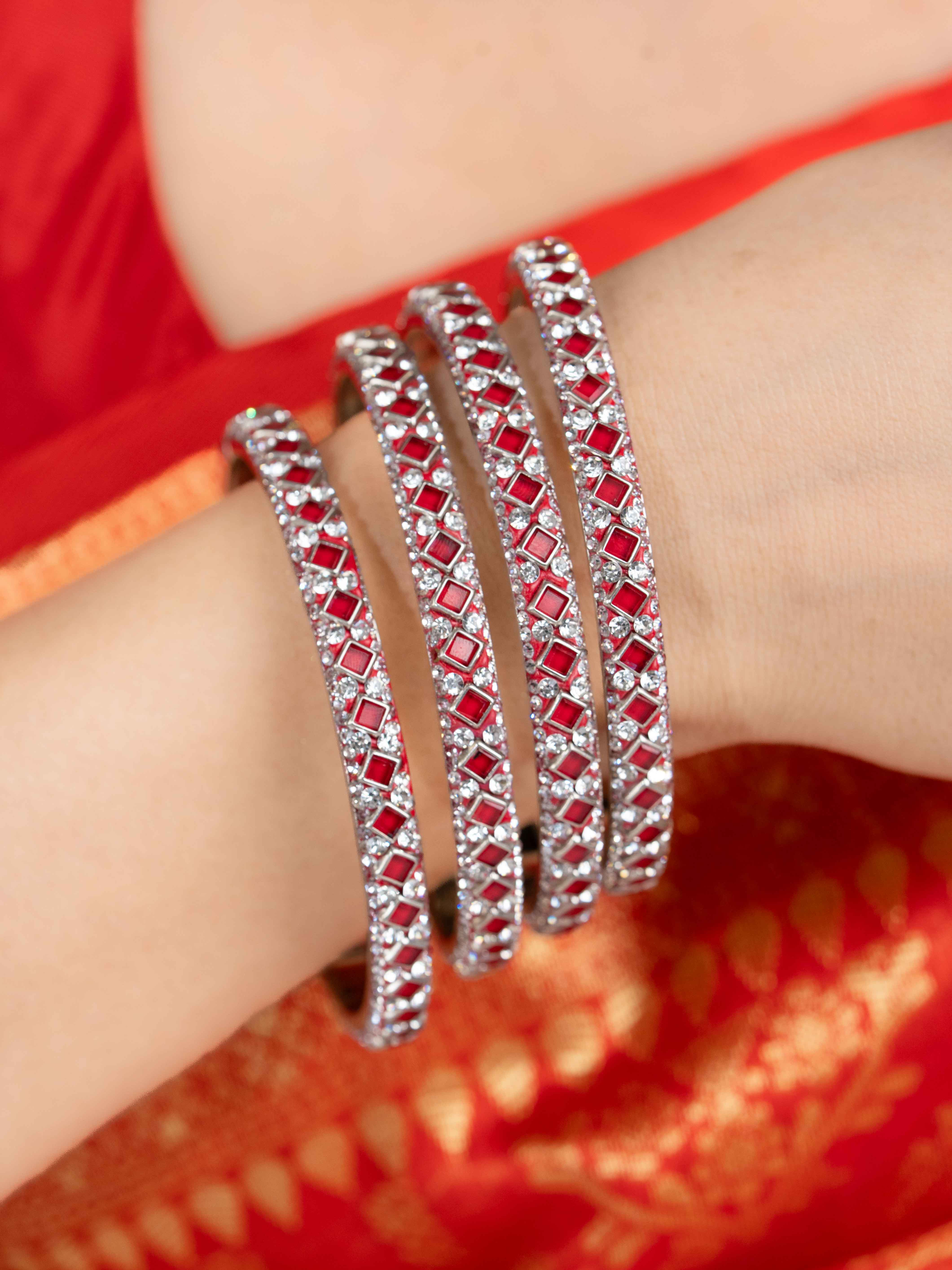 Shrinika festive bangles ( Set of 4 )