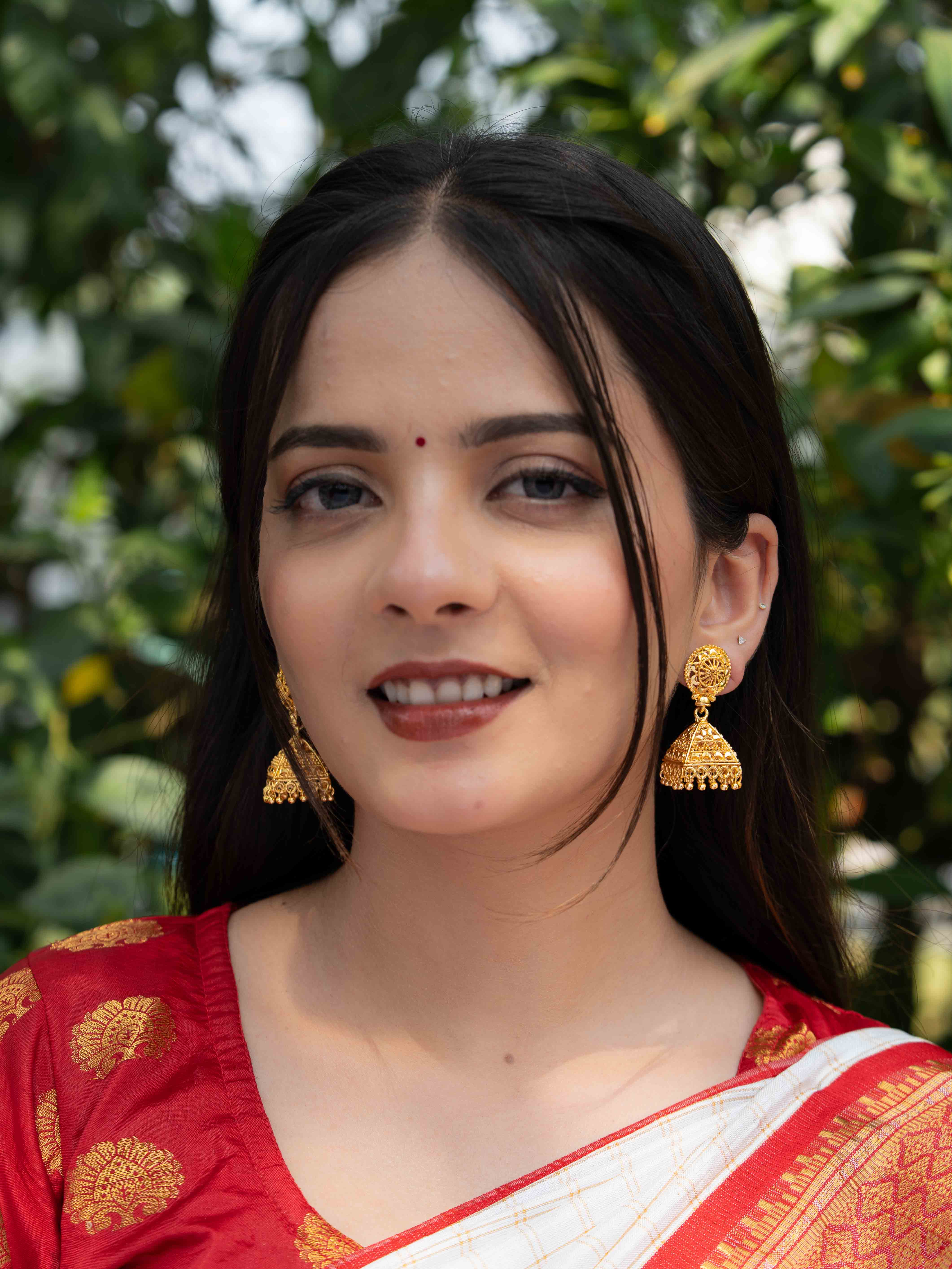 Padmisha Gold Jhumkas