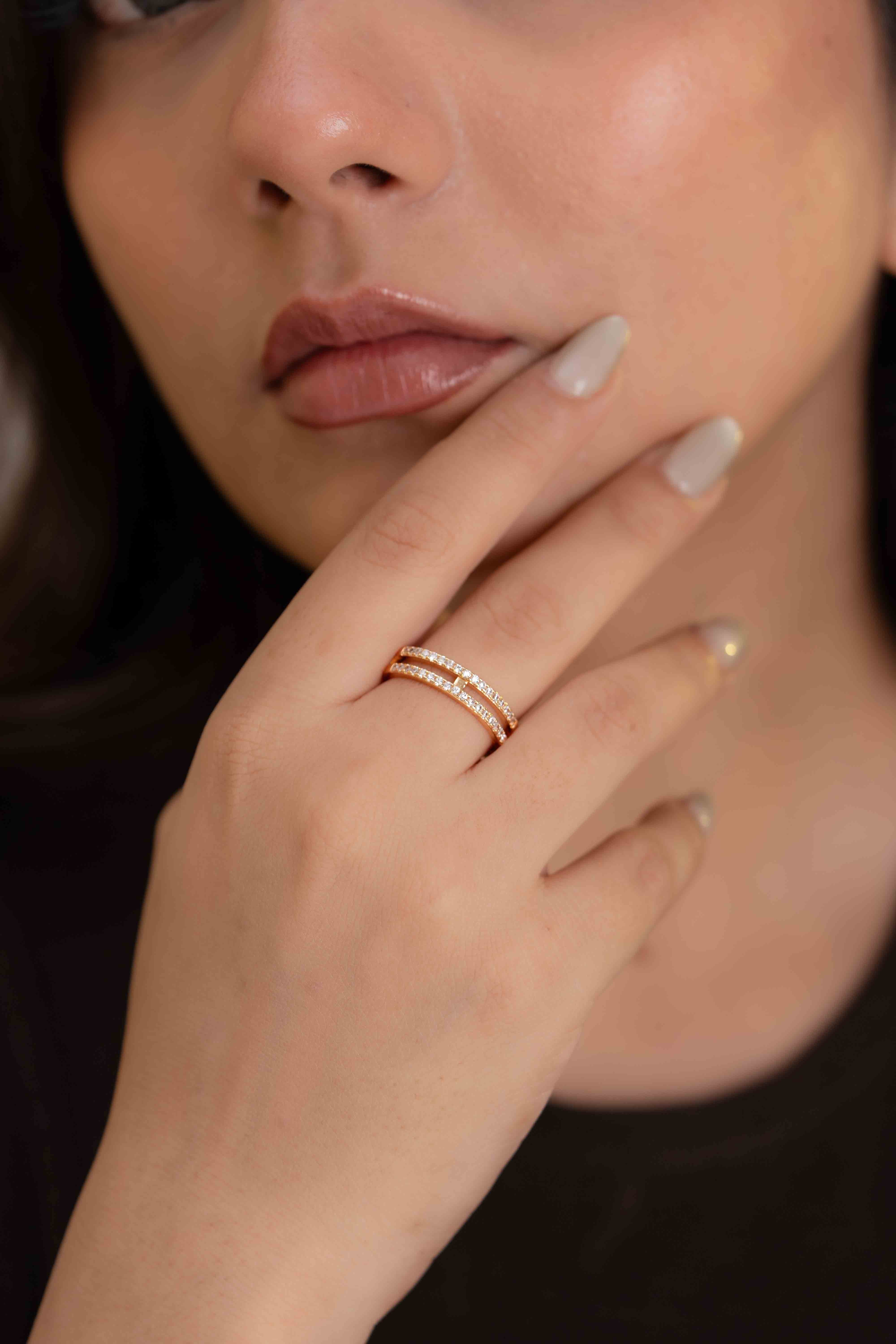 Frostvine Adjustable Ring