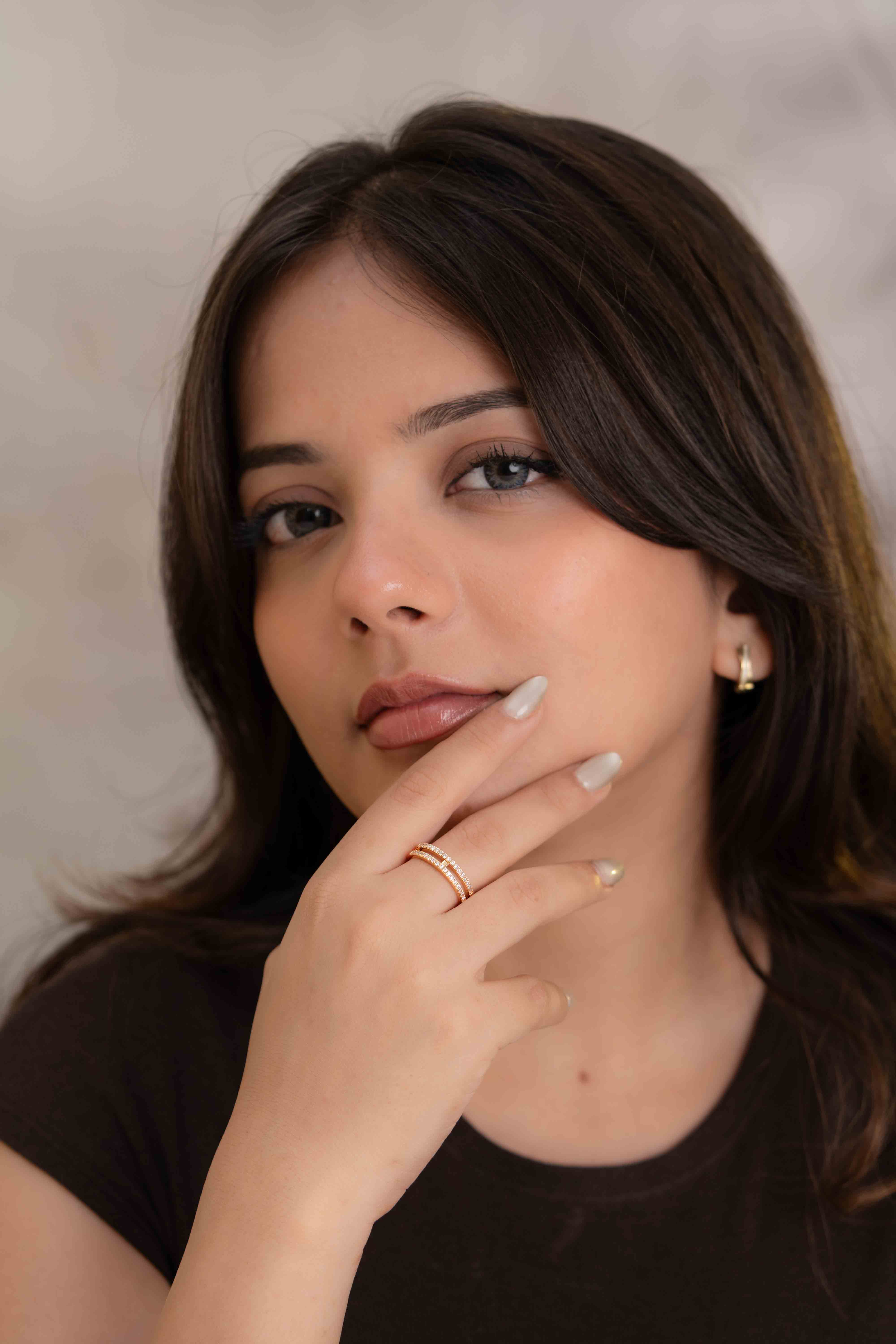 Frostvine Adjustable Ring