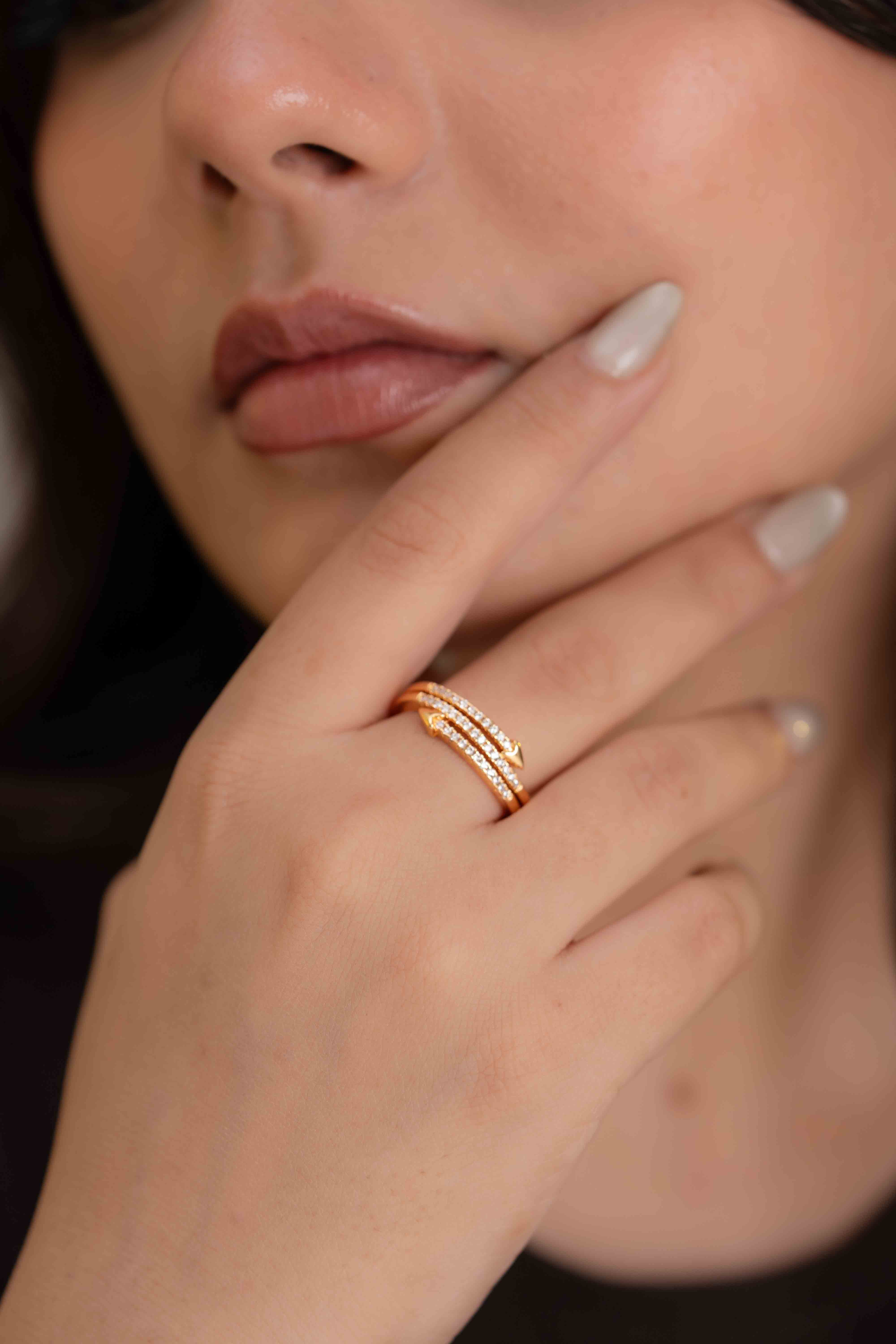 Heart light Adjustable Ring