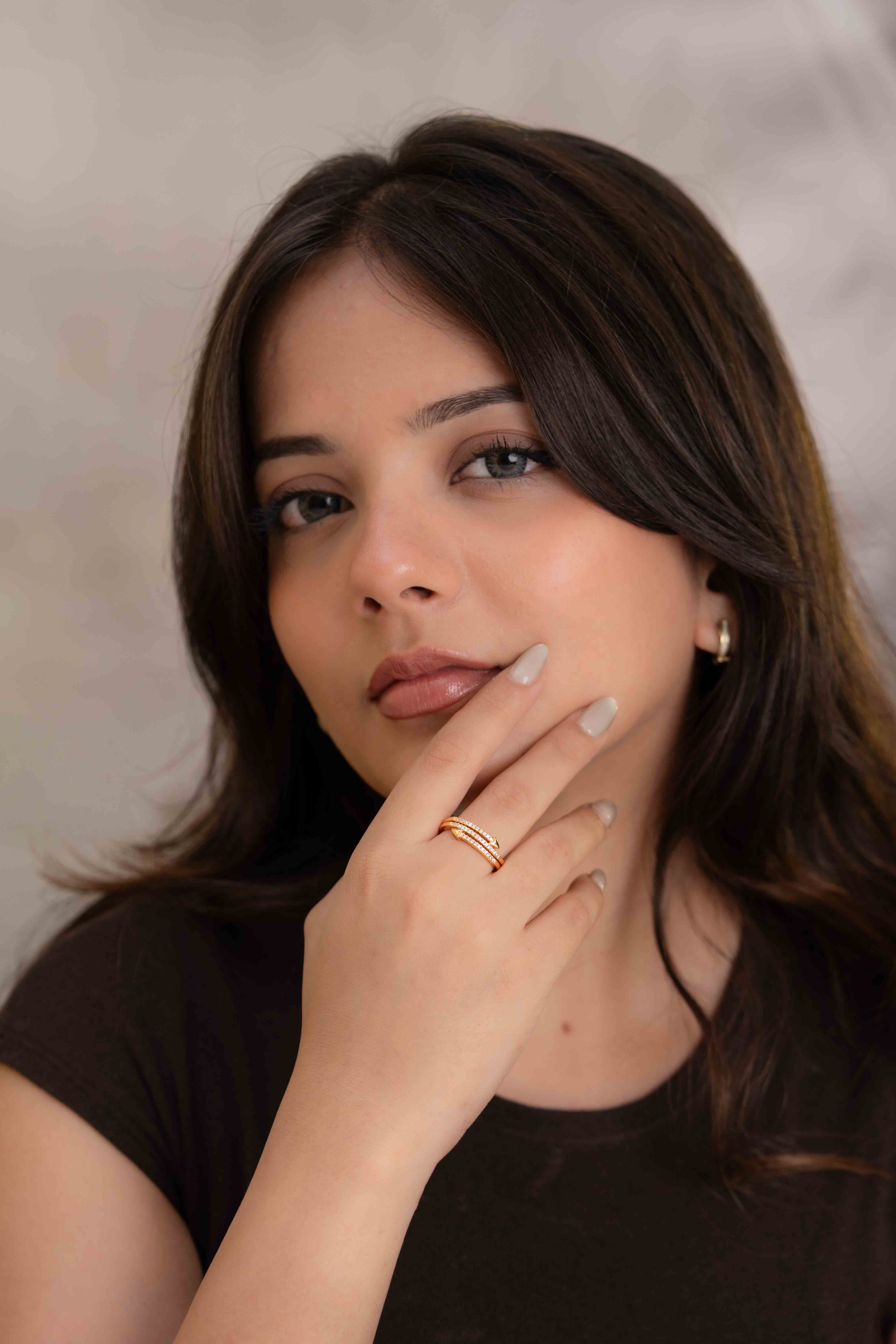 Heart light Adjustable Ring