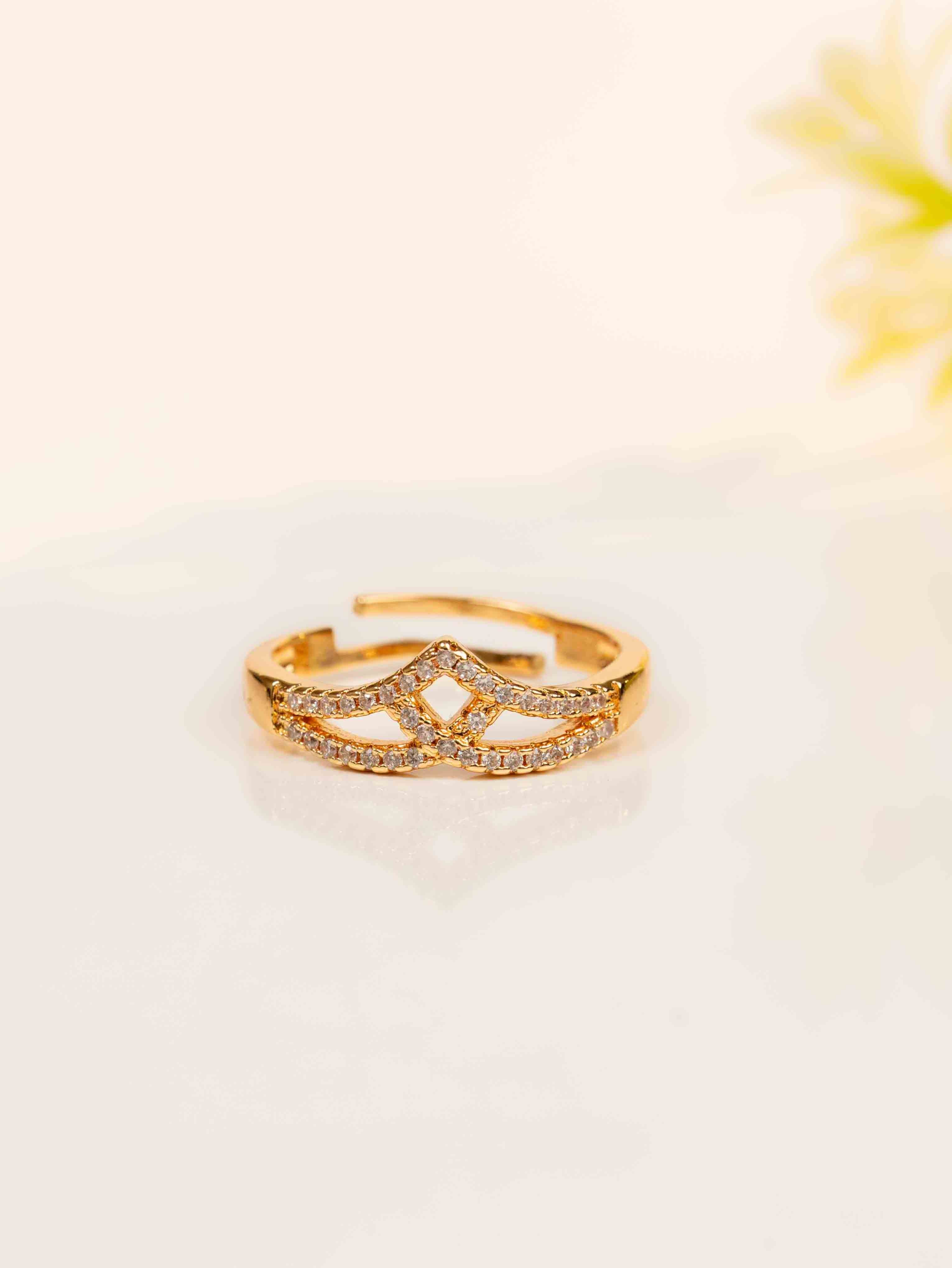 Moon Fern Adjustable Ring