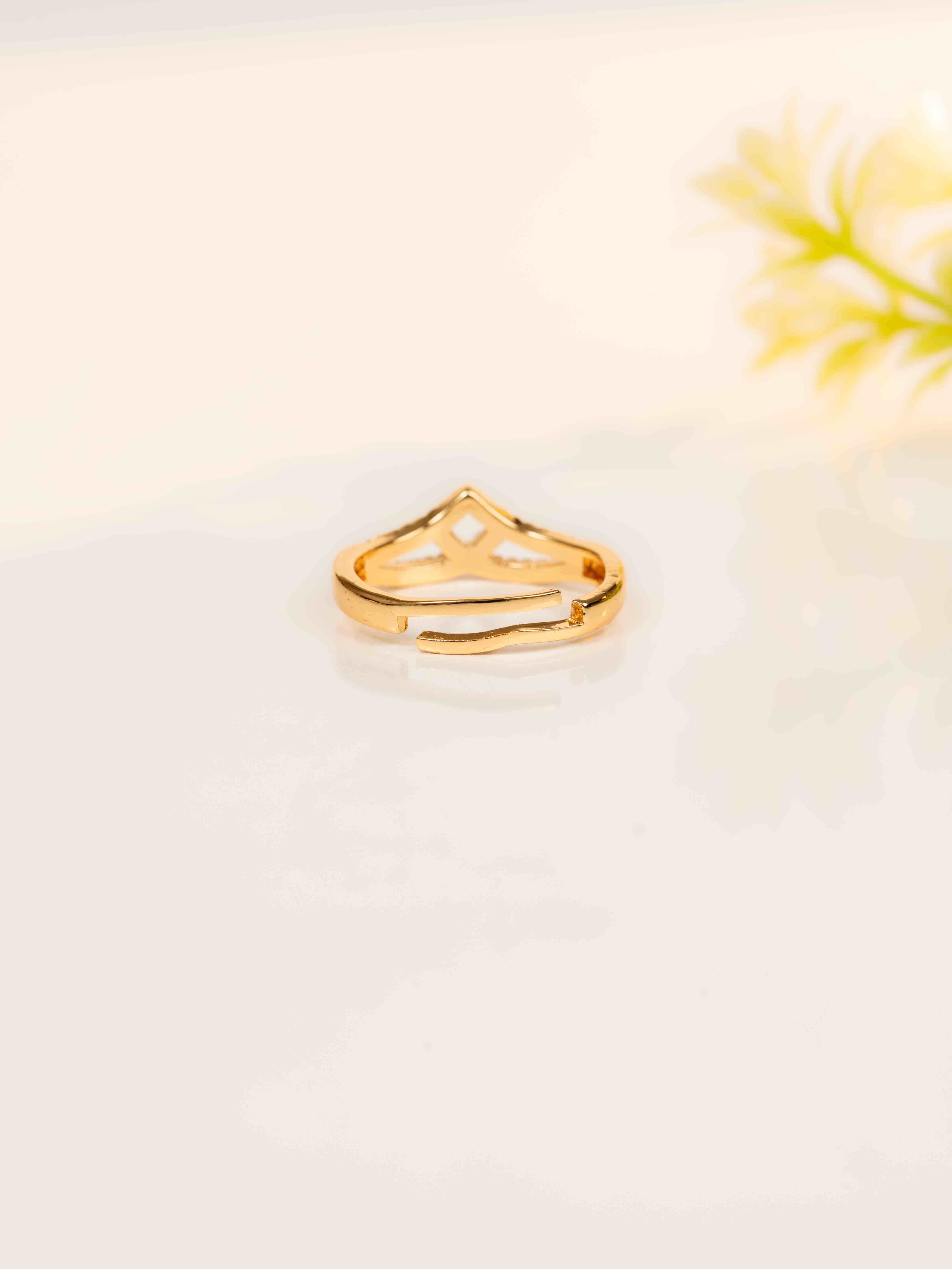 Moon Fern Adjustable Ring
