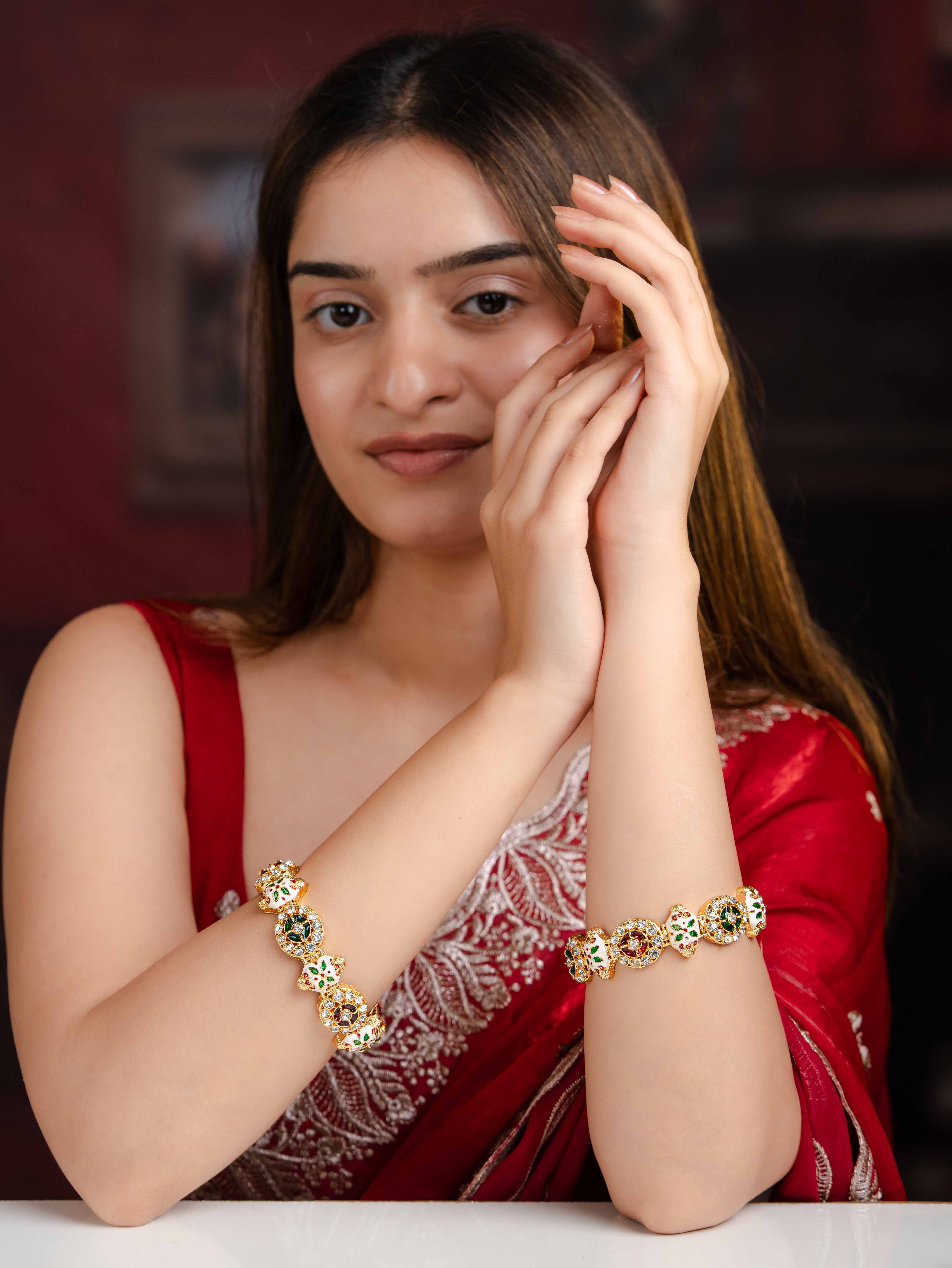 Gulnaar Festive Bangle ( Set of 2 )