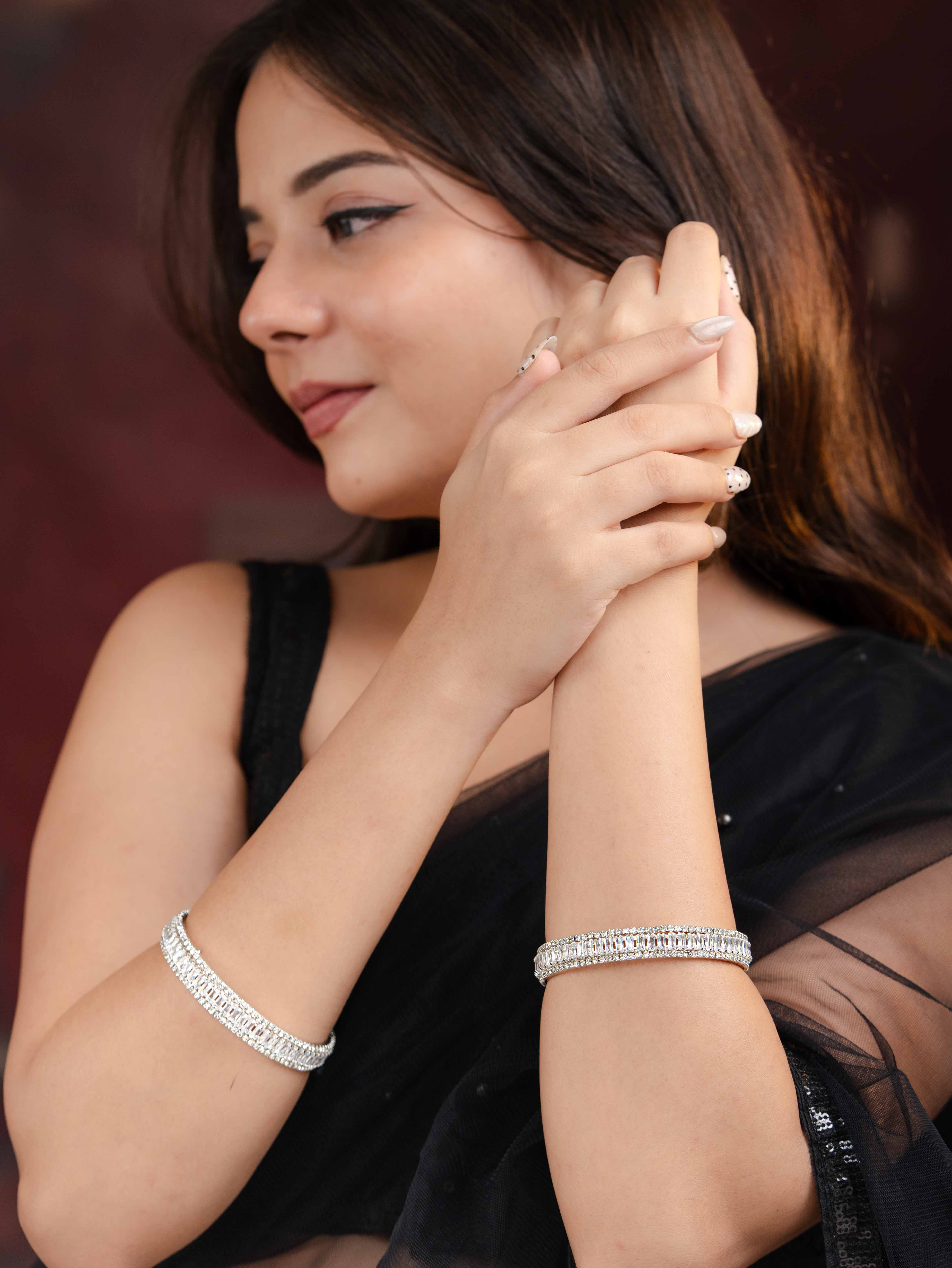 Miraye Diamond Bangle ( Set of 2)