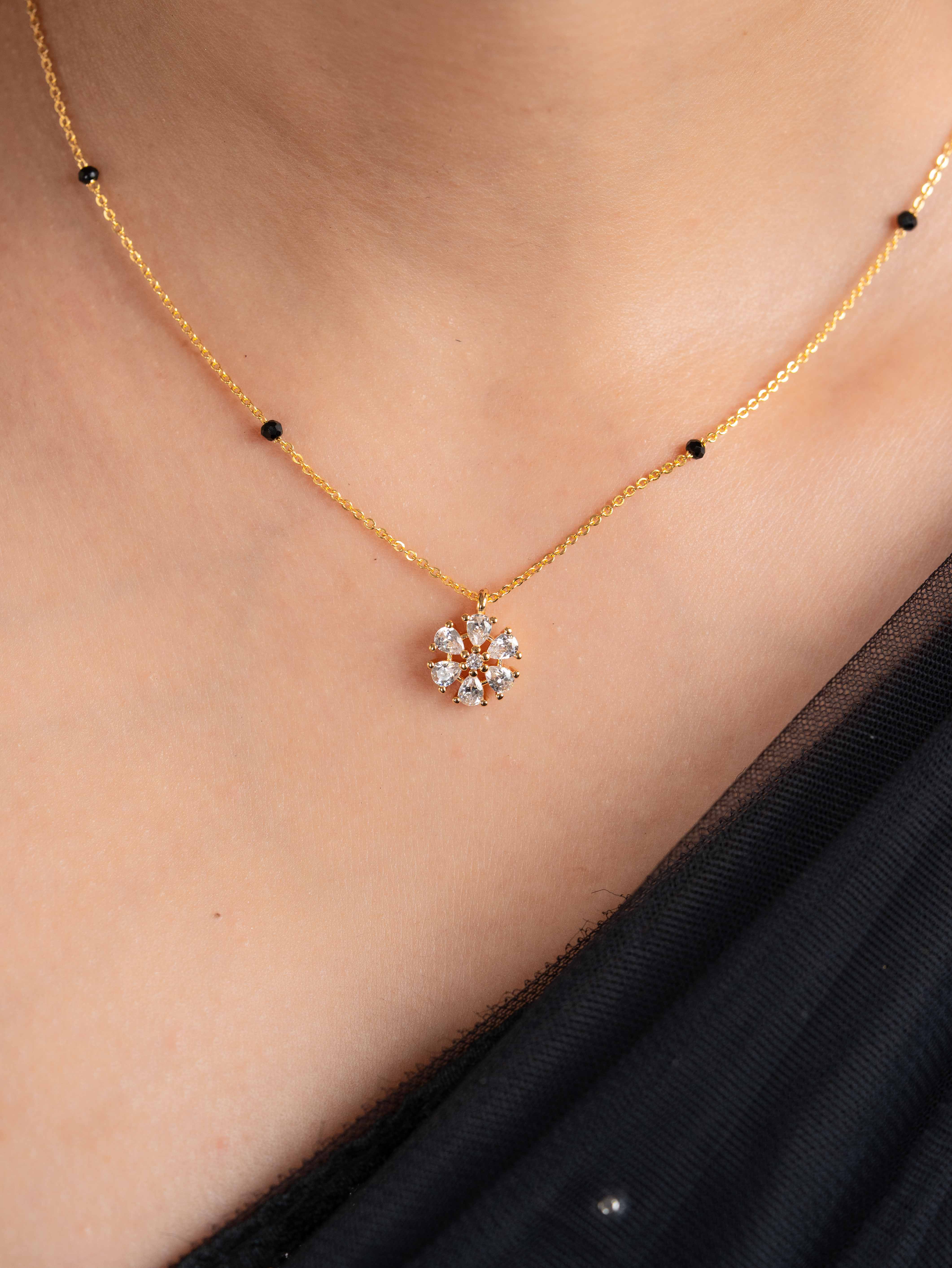 Tanvi Mangalsutra With Earrings