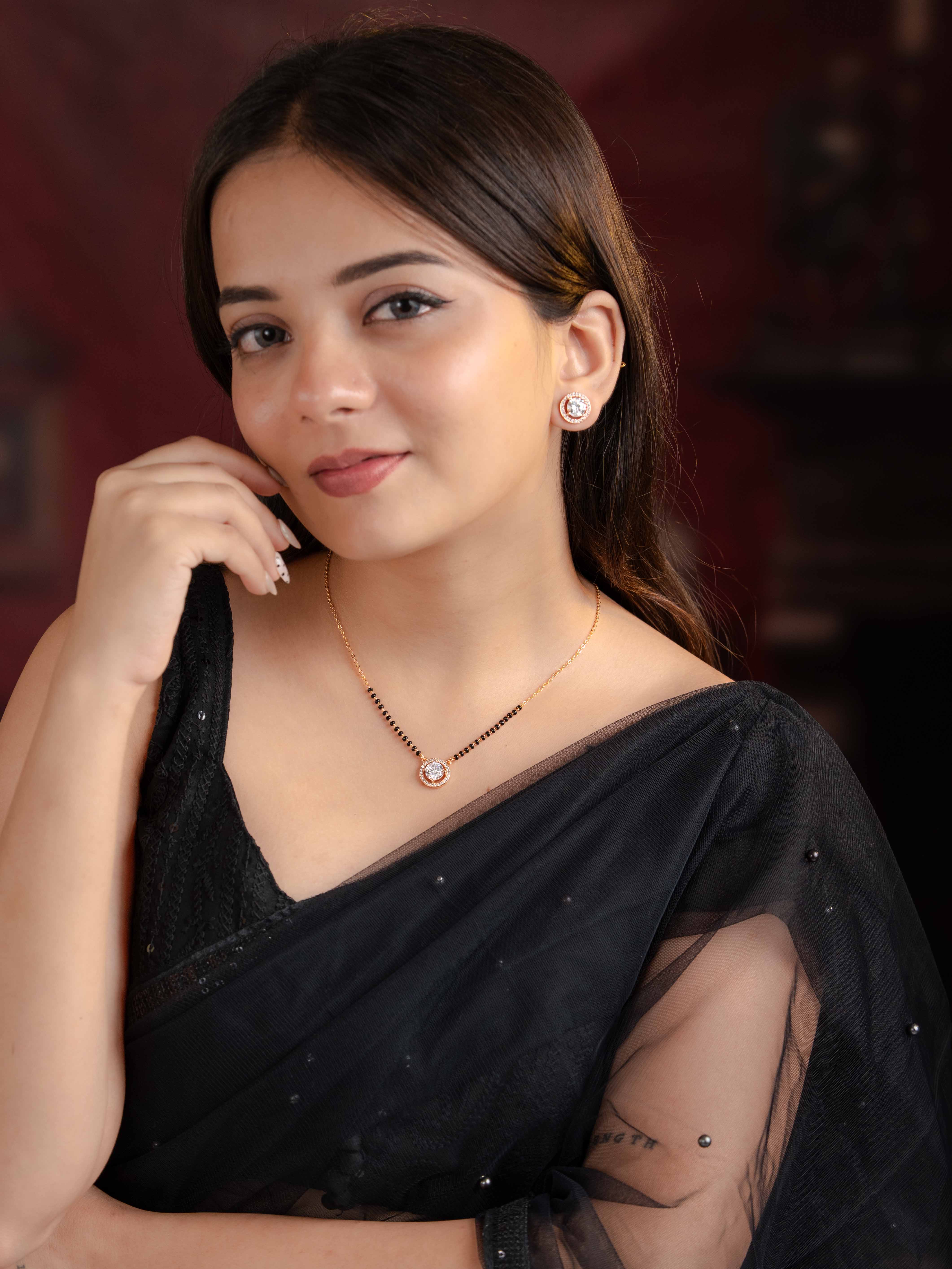 Suhana Mangalsutra with Earrings