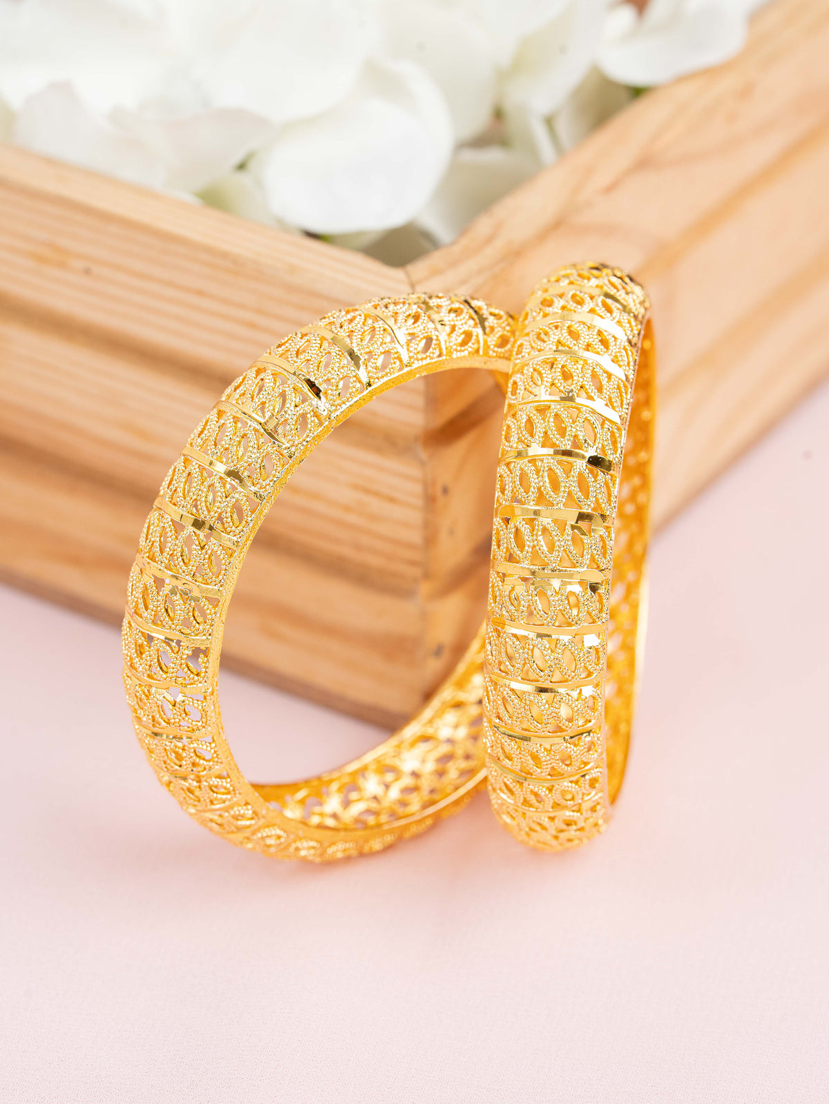 Rani Designer Bangle ( Set of 2 ) - Zeraki Jewels