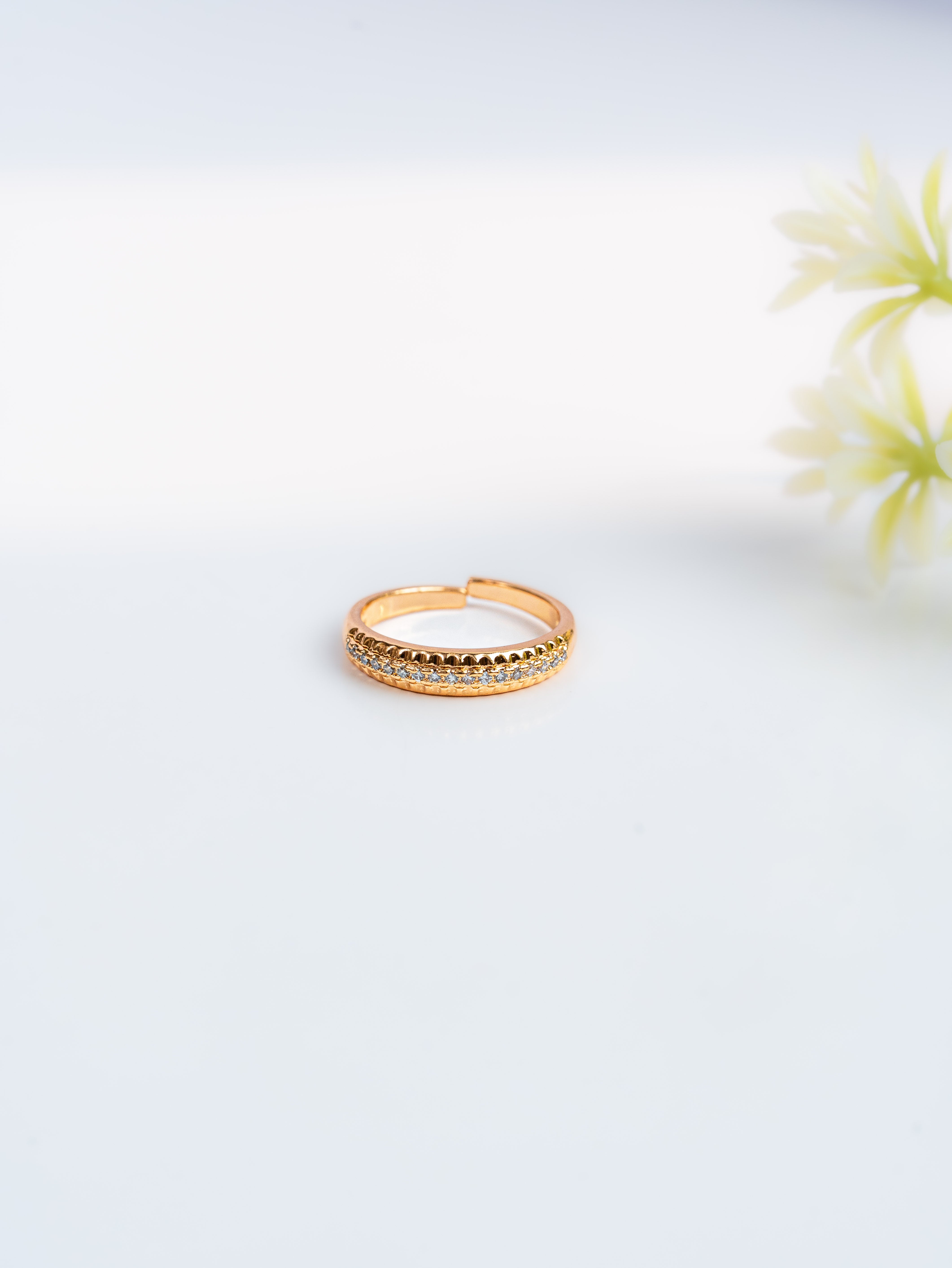 Amber Adjustable Ring
