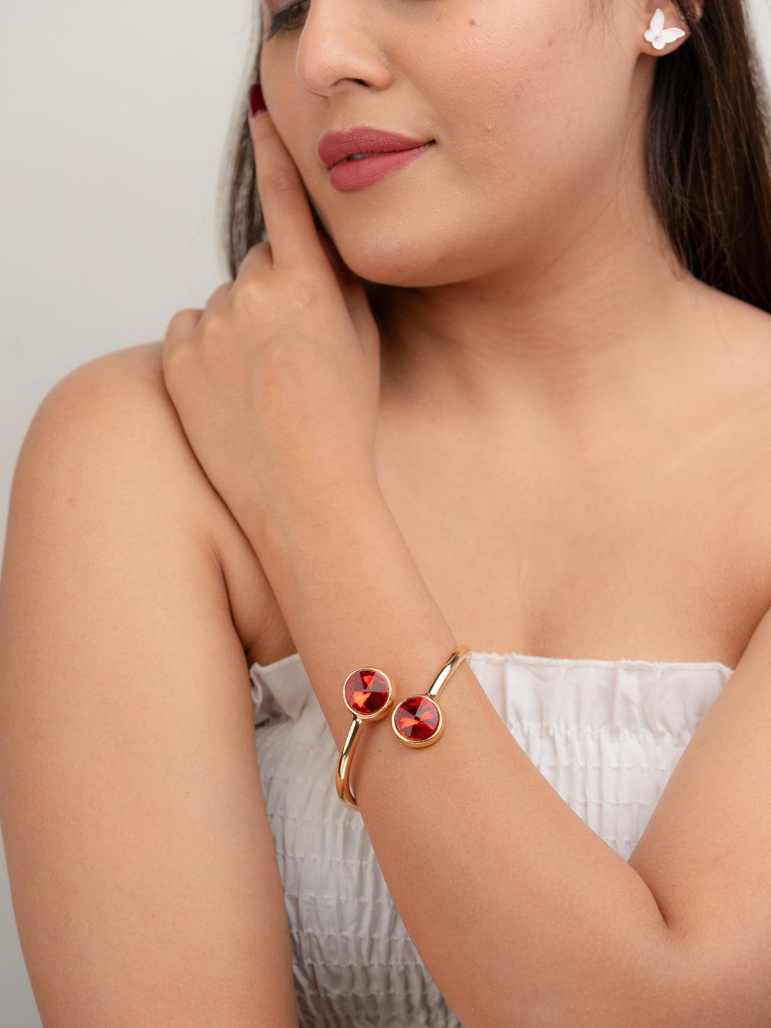 Sophia Sapphire Bracelet.  (Red)