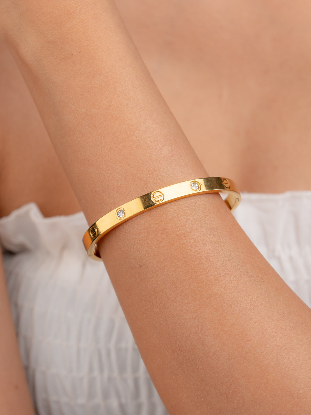 Bree Band Bracelet.  (Gold)