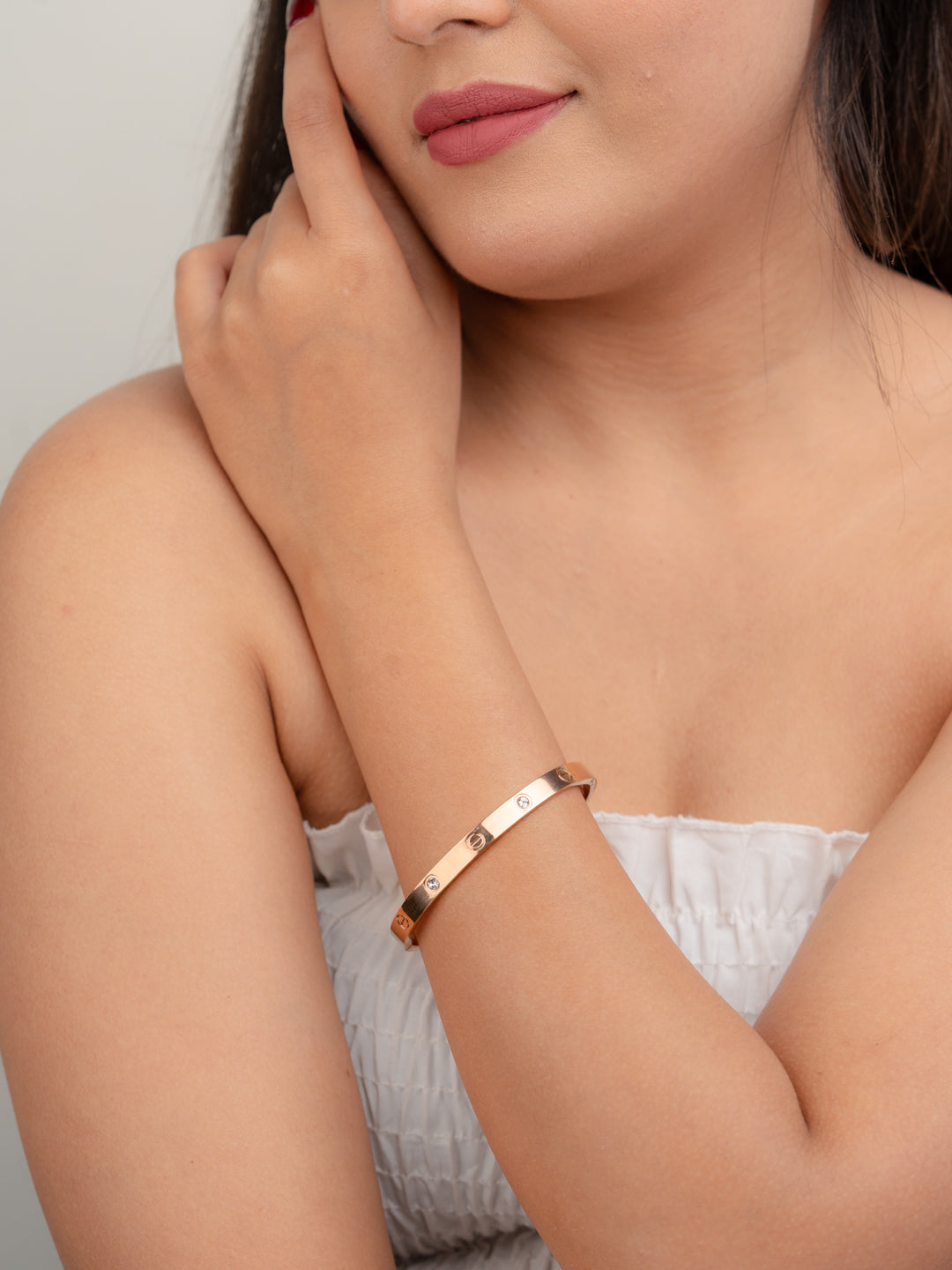 Bree Band Bracelet.  ( Rose Gold)