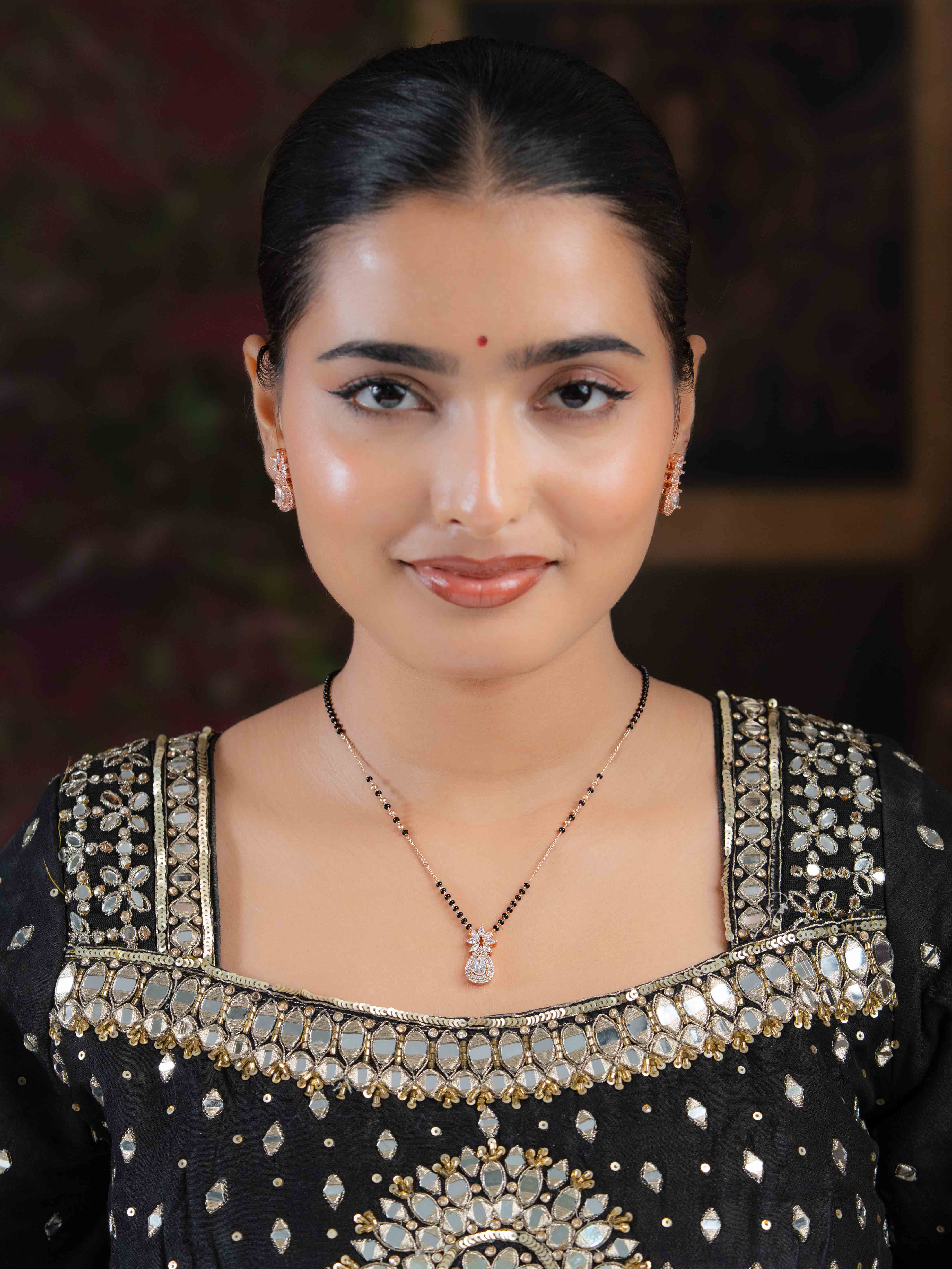 Niral Mangalsutra with Earrings